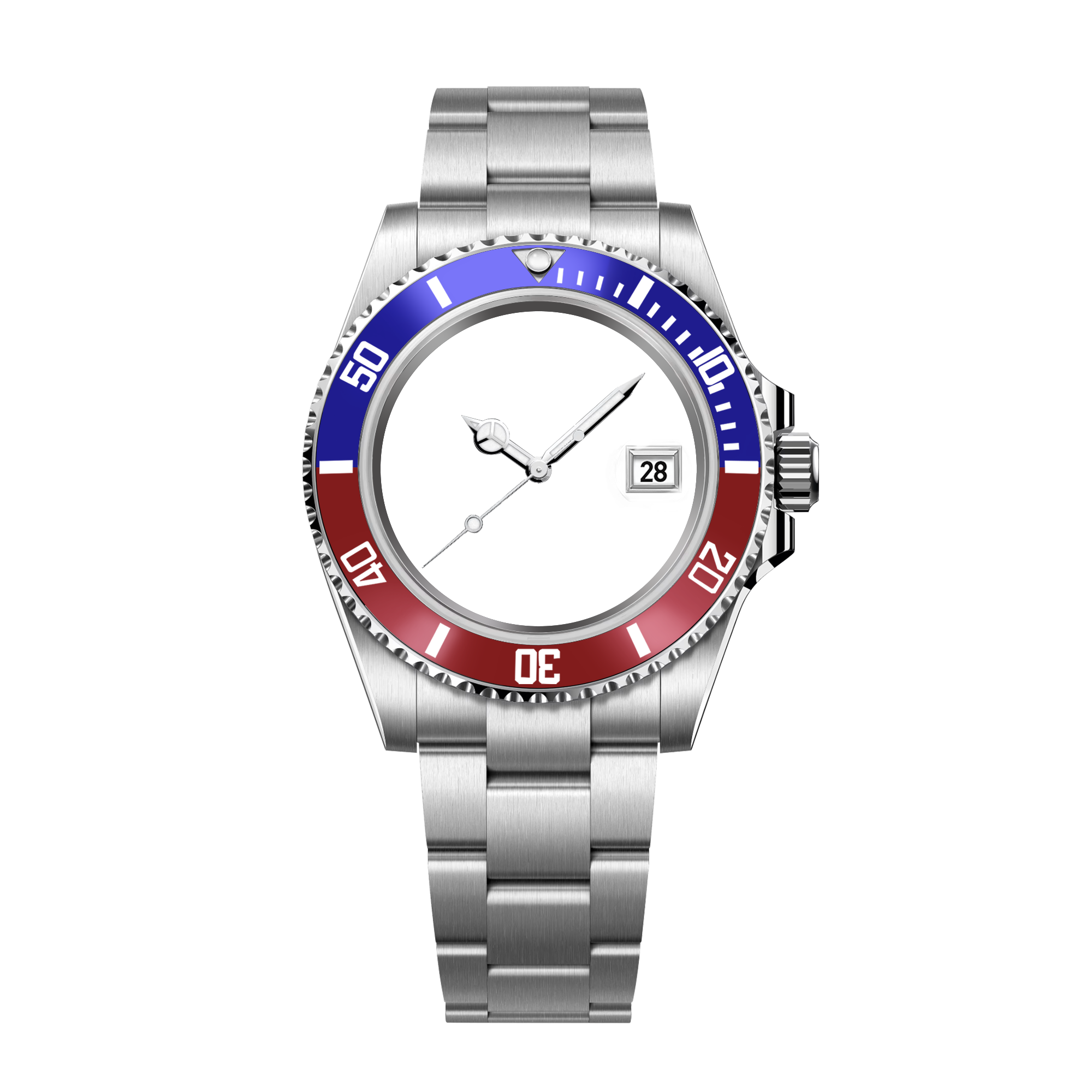 RELOJ CLÁSICO HYDROCORE PLATA PERSONALIZABLE