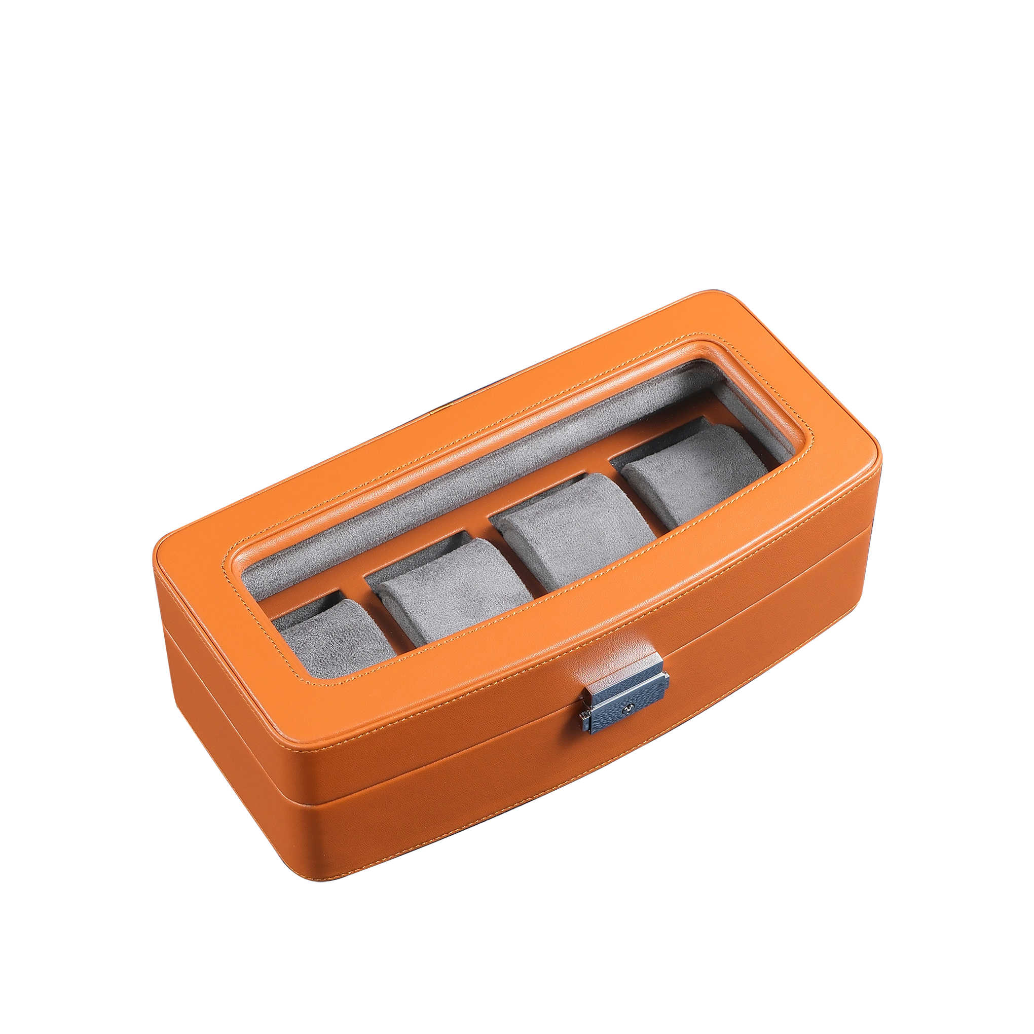 4-SLOT WATCH DISPLAY BOX