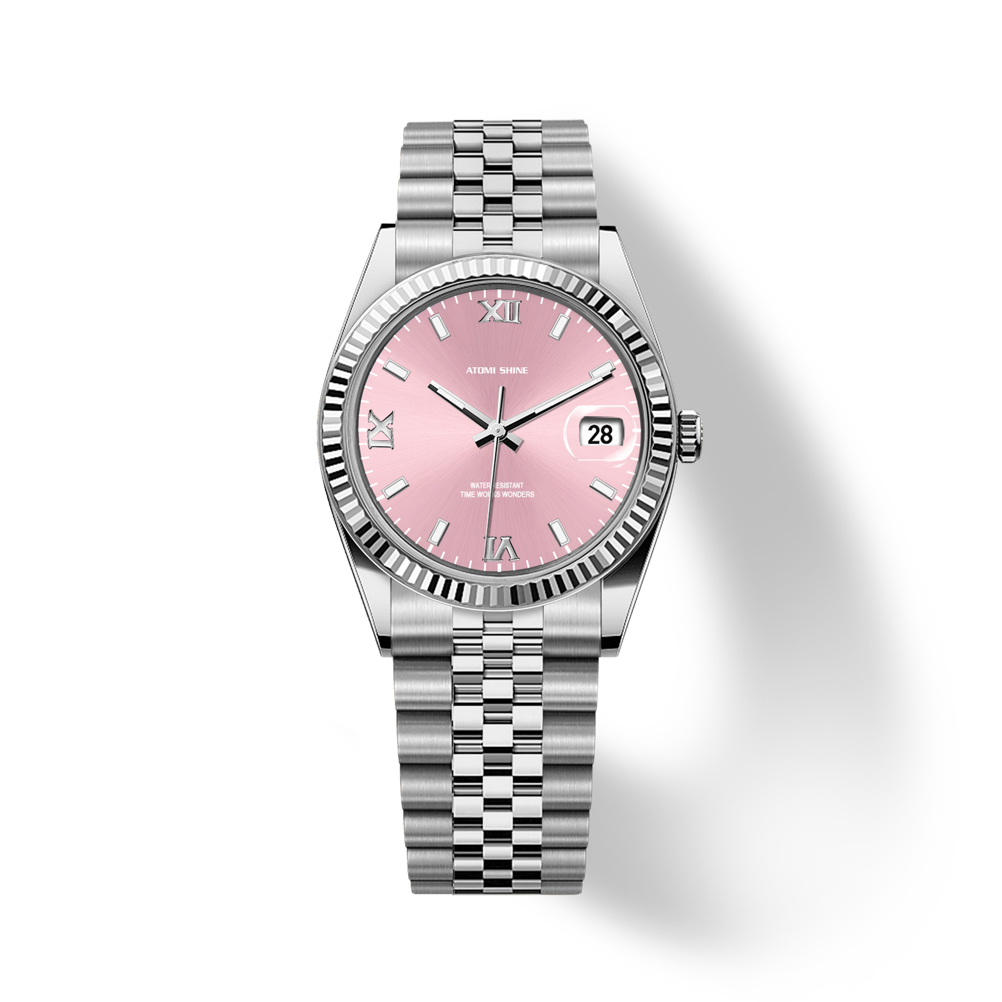 Eondate Classic Watch 36mm, Light Pink