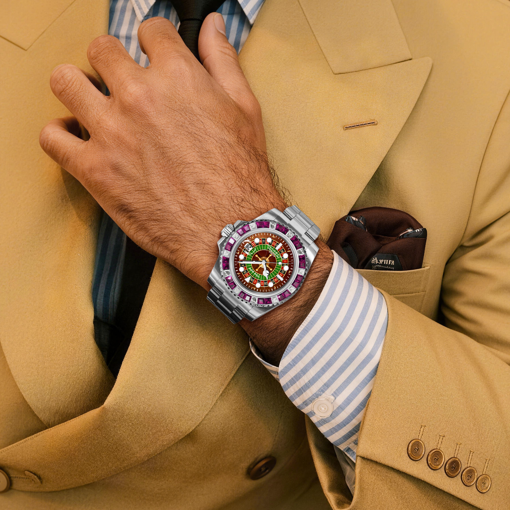 RELOJ DE PIEDRAS PRECIOSAS HYDROCORE