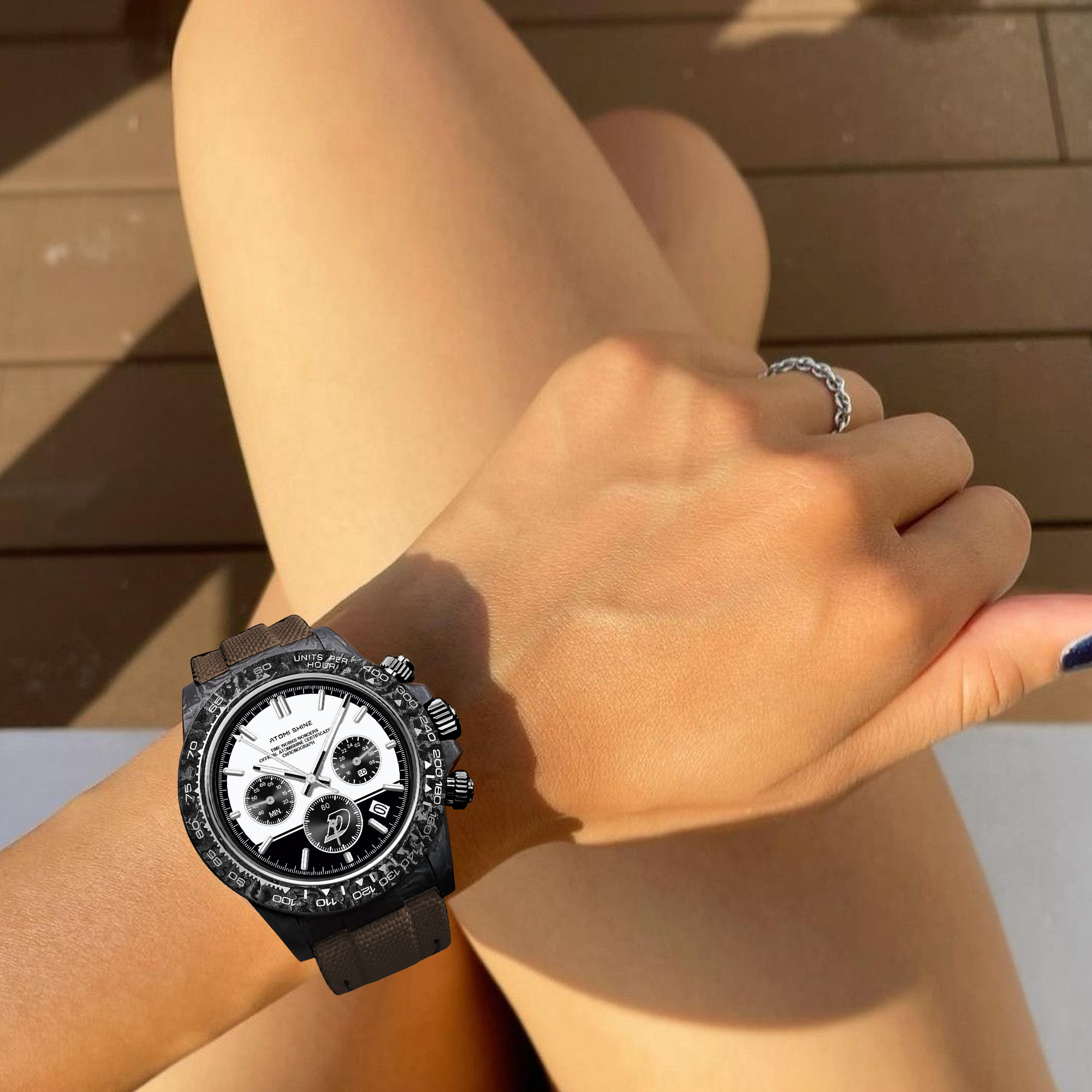 VELOCIREX MONTRE EN FIBRE DE CARBONE