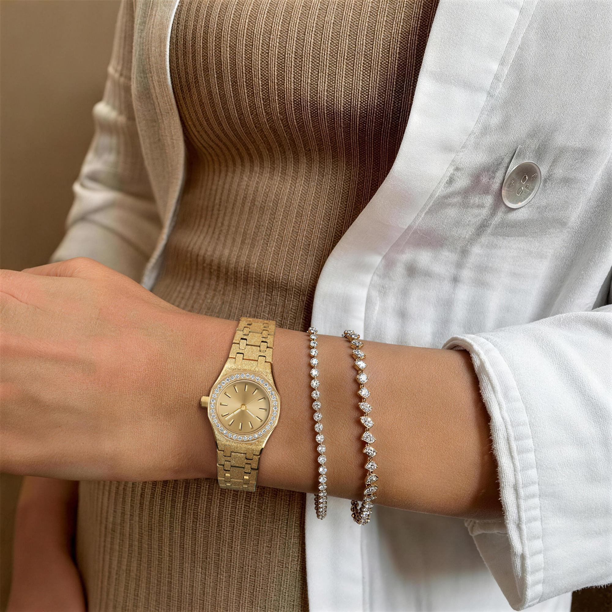 OCTAFORMA MINI DIAMOND WATCH
