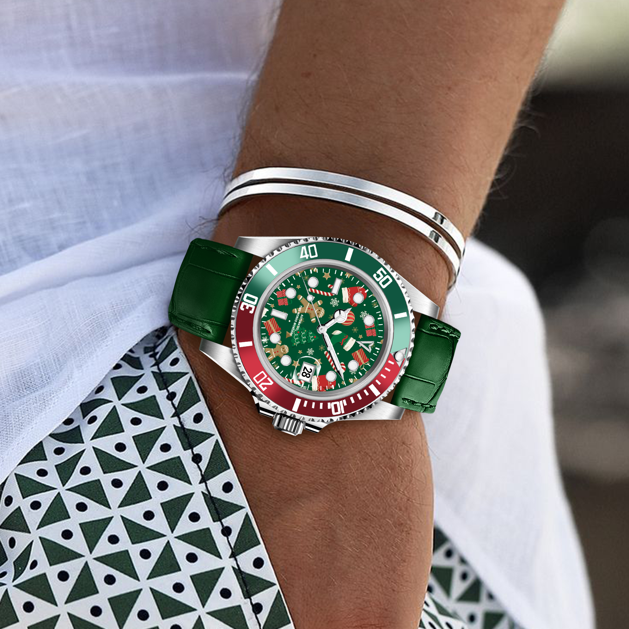 ساعة هايدروكور الكلاسيكية الجلدية