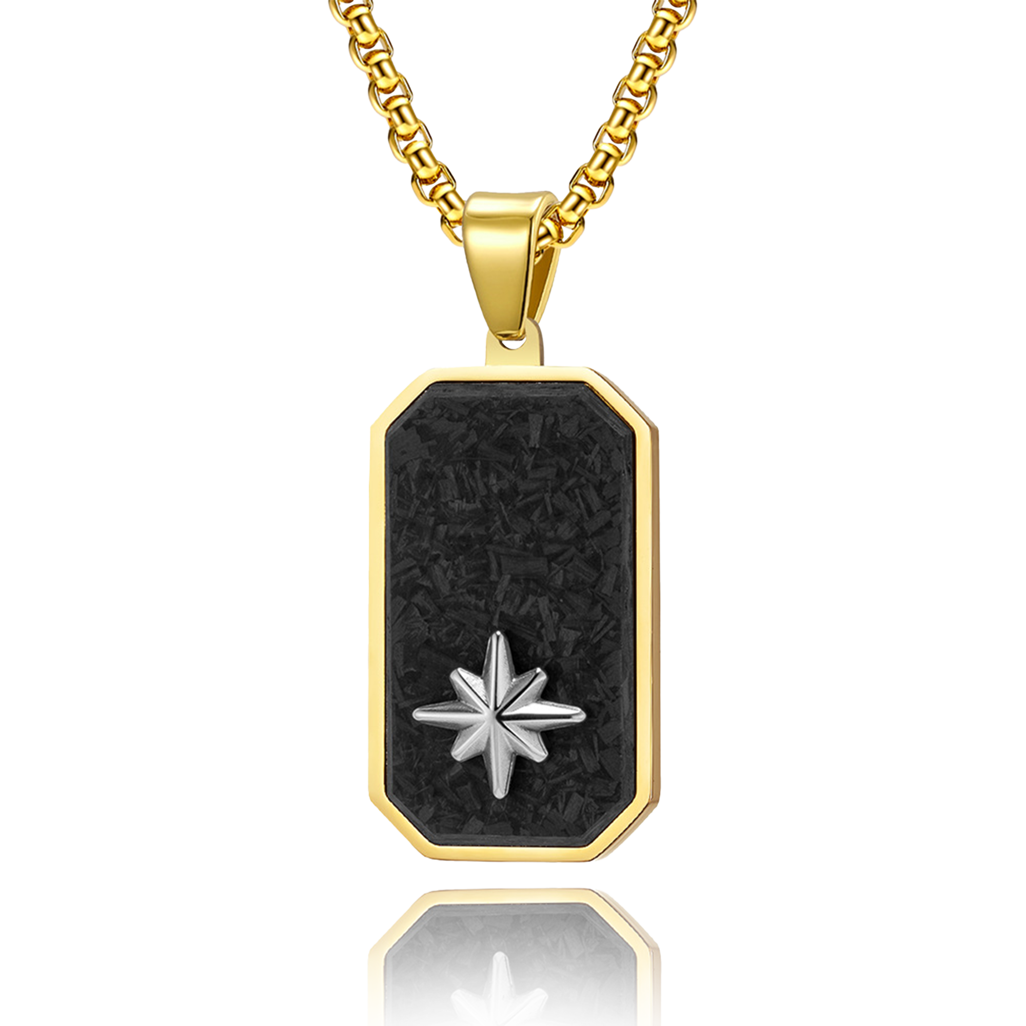 OCTAGRAM CARBON FIBER TAG