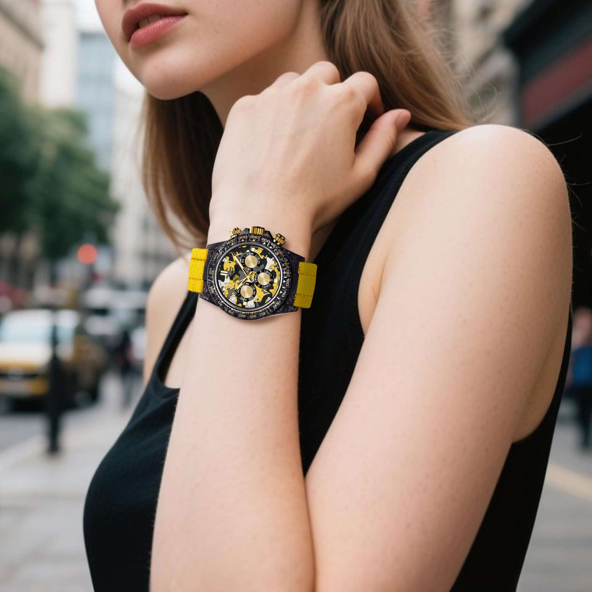 MONTRE VELOCIREX EN FIBRE DE CARBONE