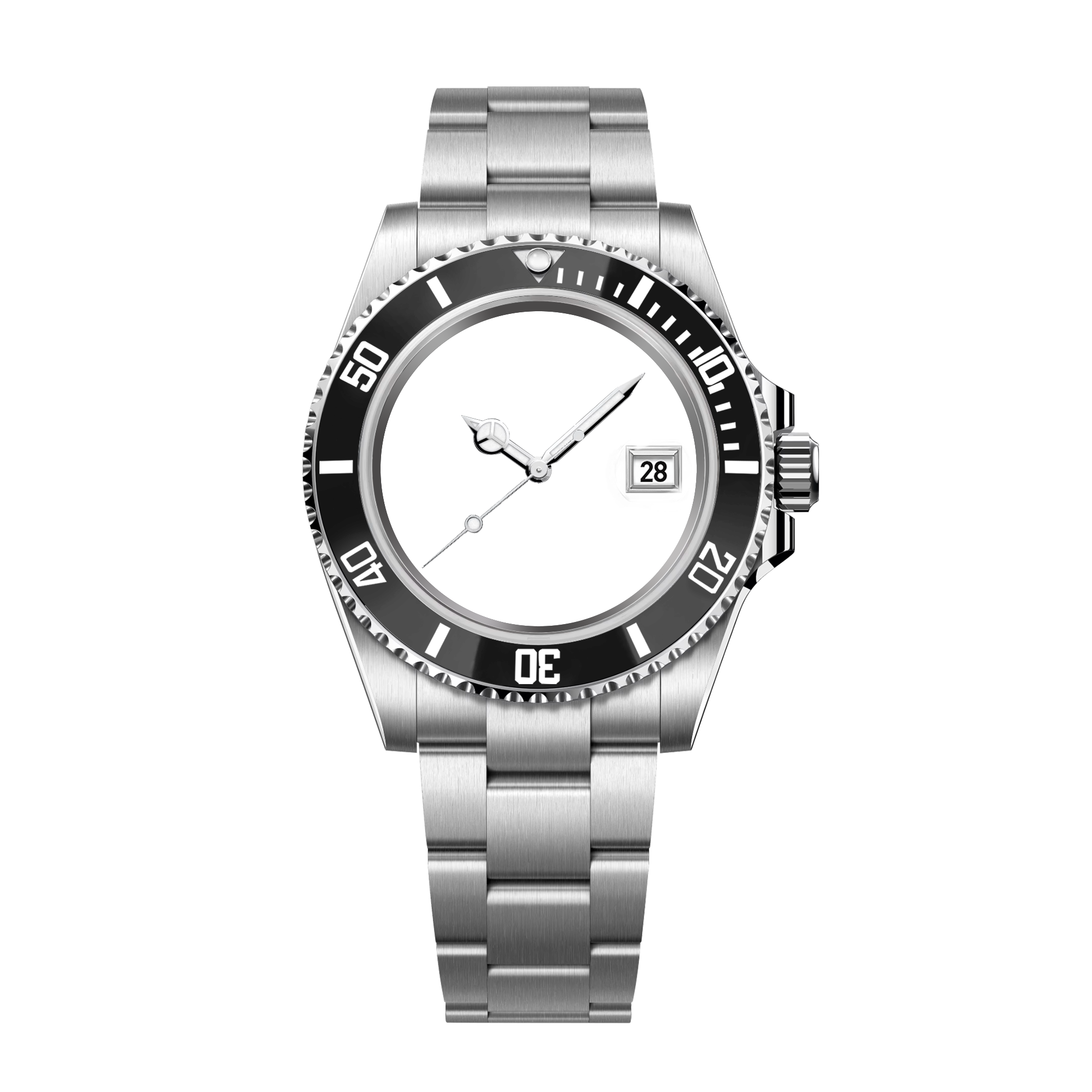 Montre Classic Hydrocore argent Personnaliser
