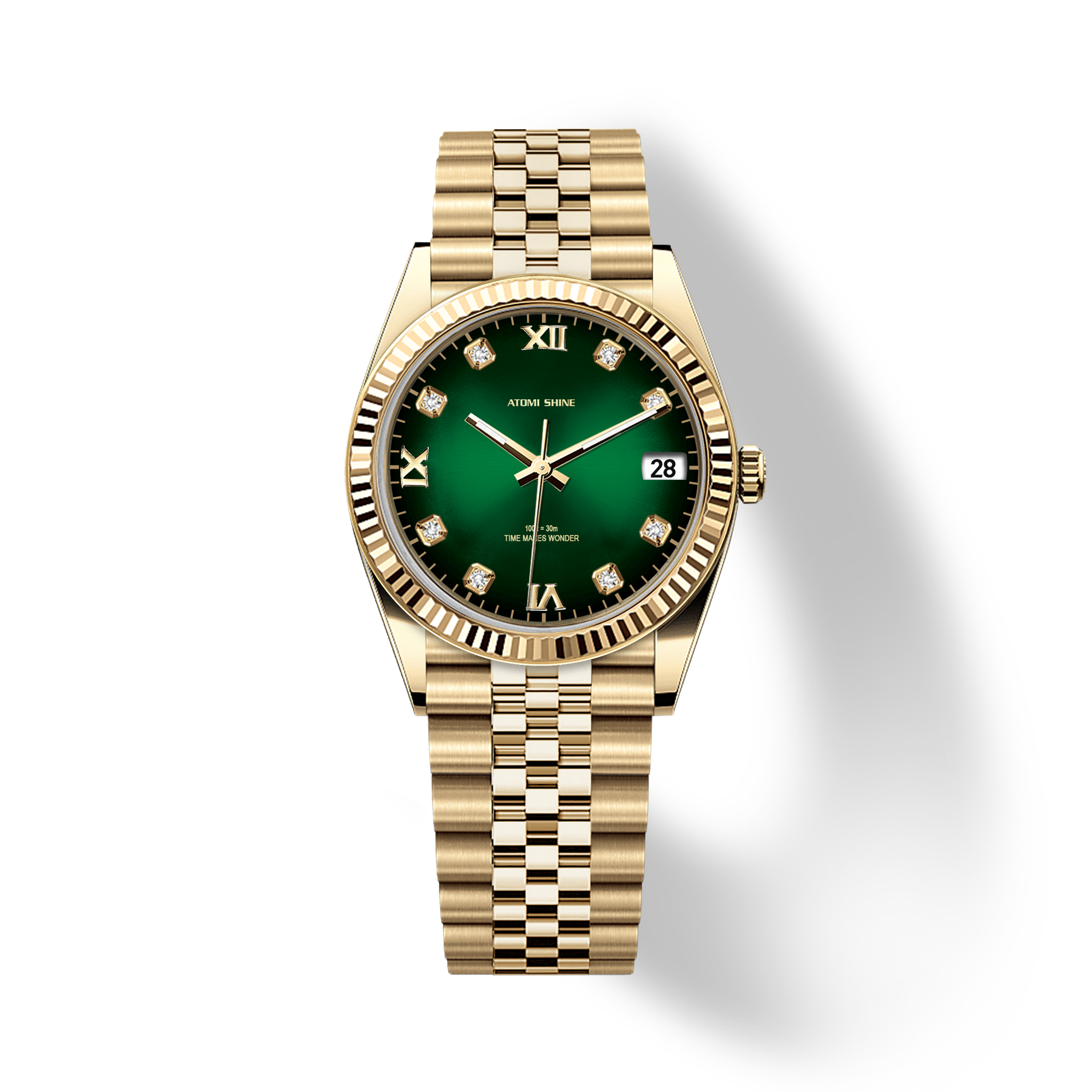 ATOMI SHINE 腕時計 Diary Classic Diamond Watch