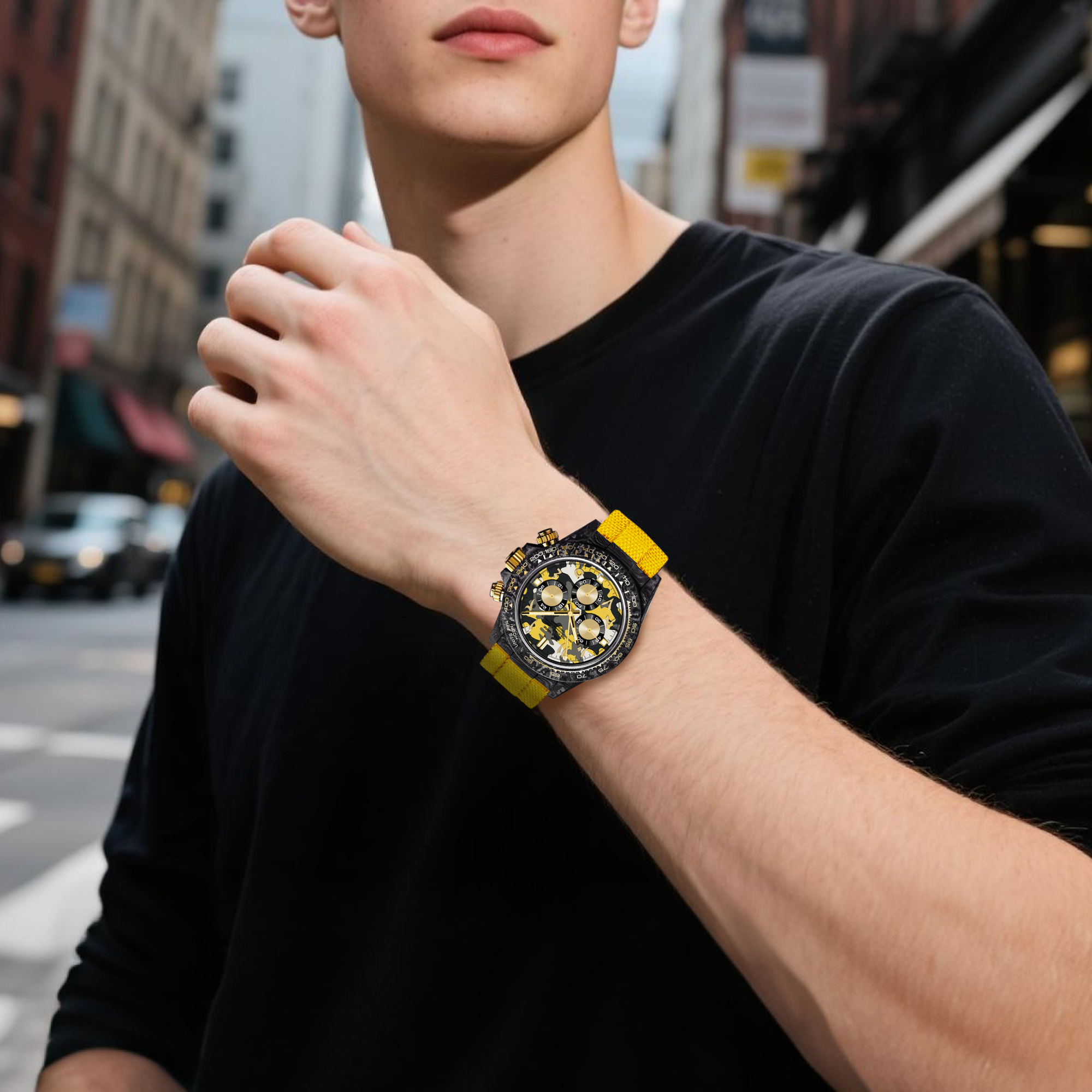 MONTRE VELOCIREX EN FIBRE DE CARBONE