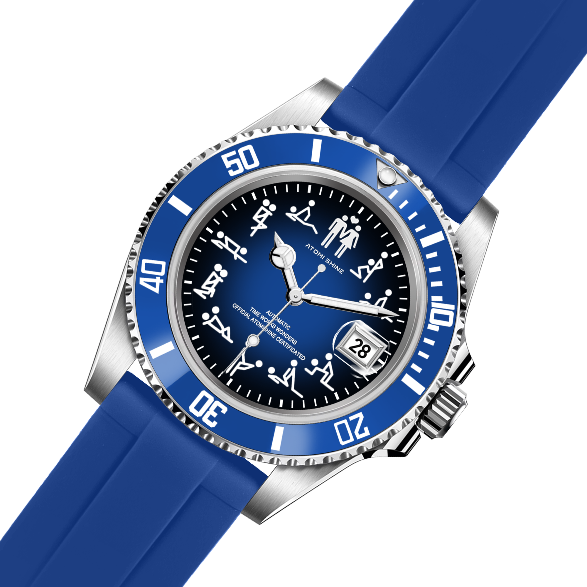 RELOJ FLUOR HIDROCORE