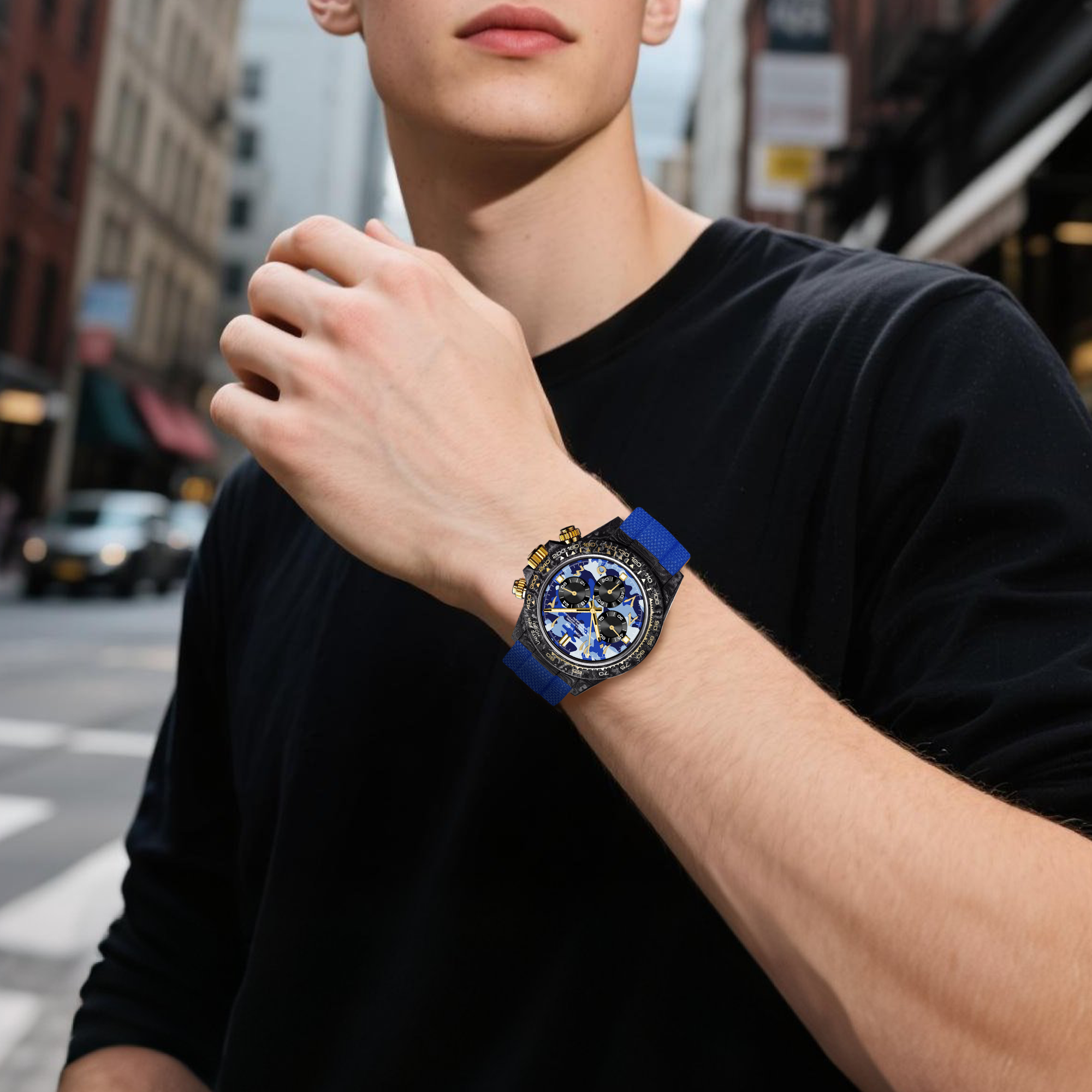 MONTRE VELOCIREX EN FIBRE DE CARBONE