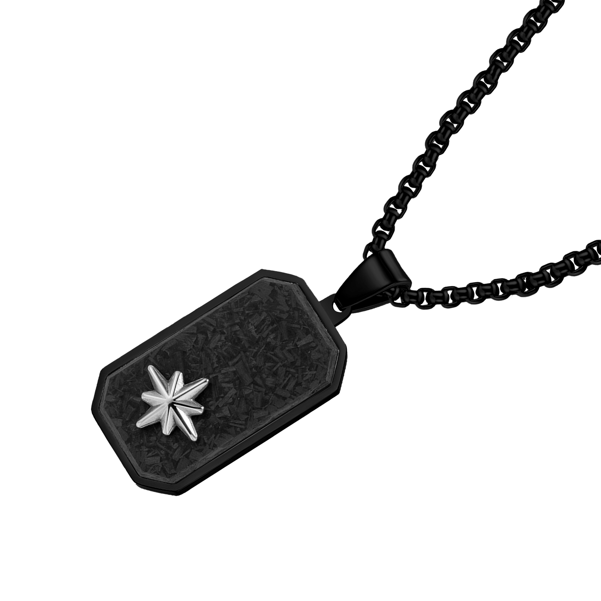 OCTAGRAM CARBON FIBER TAG