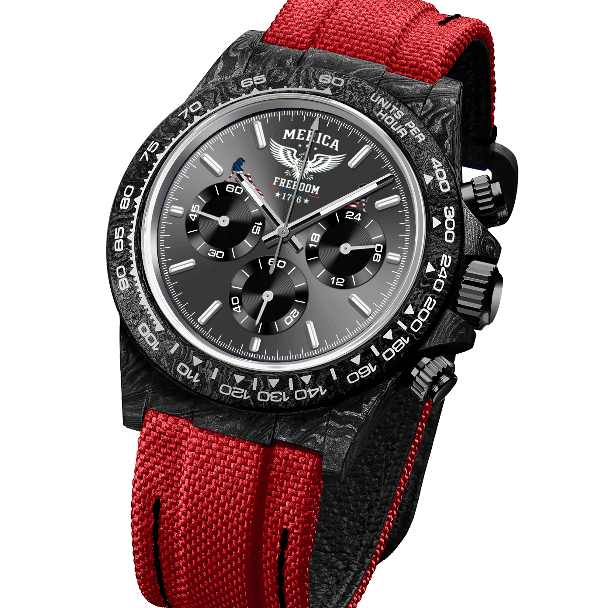 VELOCIREX MONTRE EN FIBRE DE CARBONE