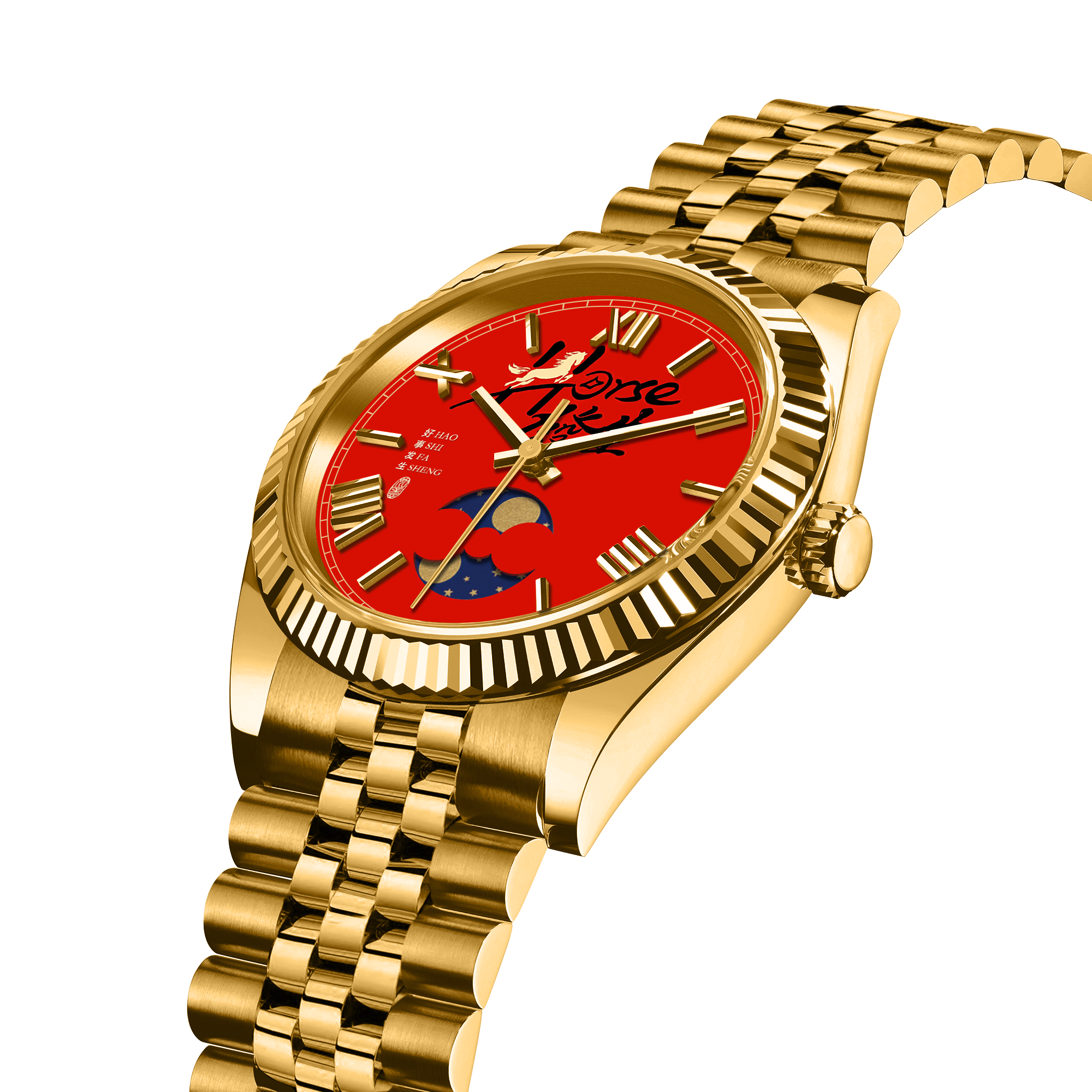 EONDATE MAXI MOON-PHASE WATCH