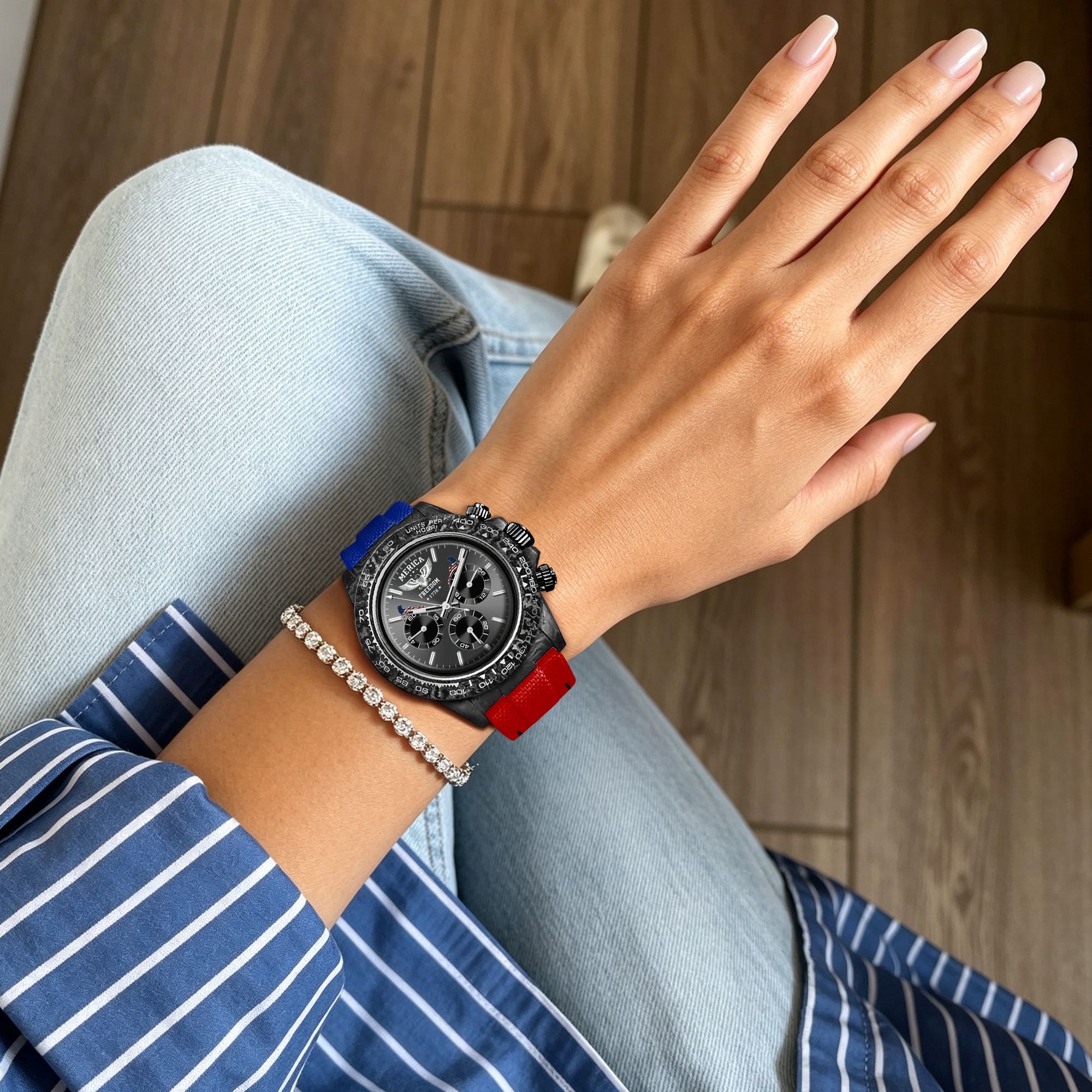 MONTRE VELOCIREX EN FIBRE DE CARBONE