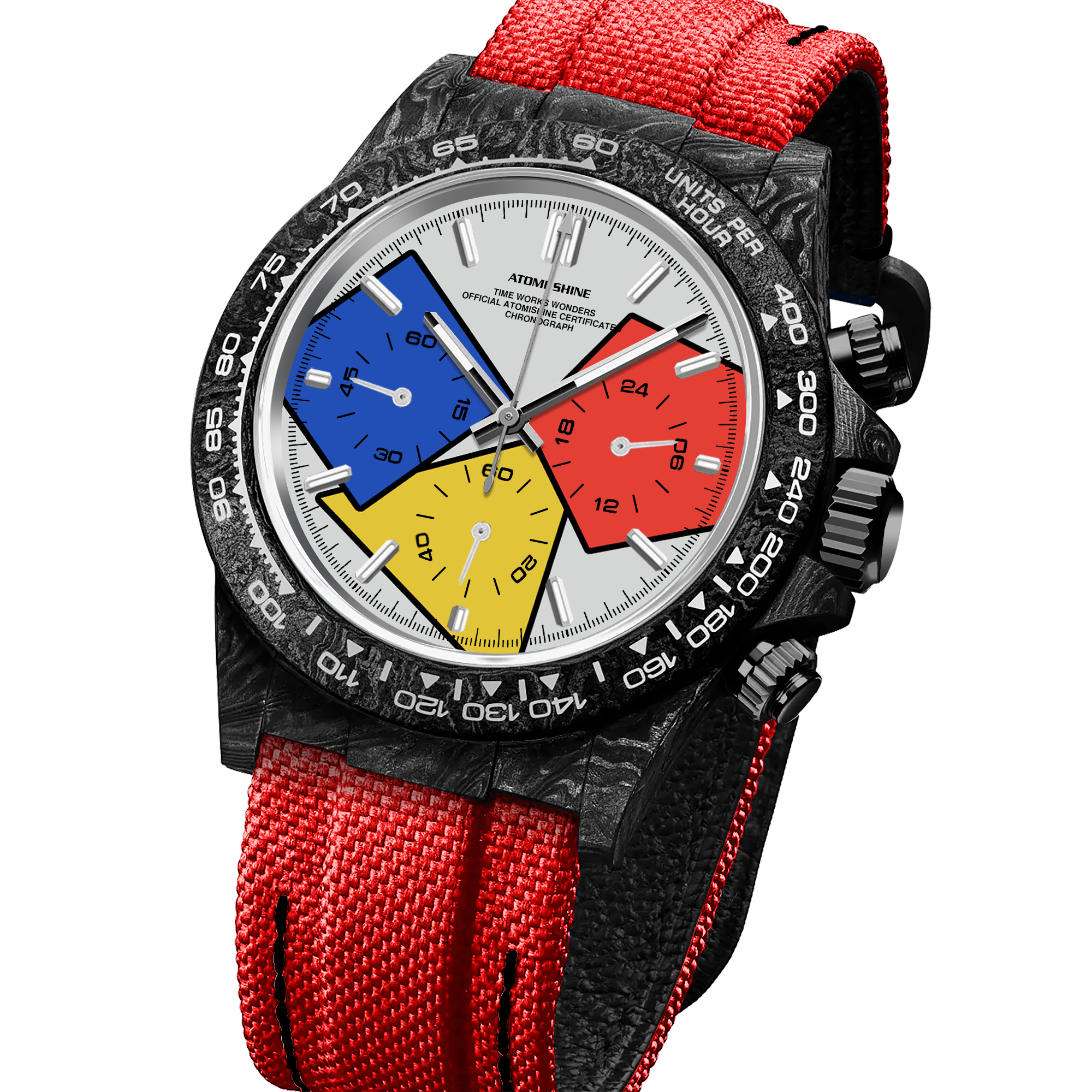 Reloj de fibra de carbono Velocirex