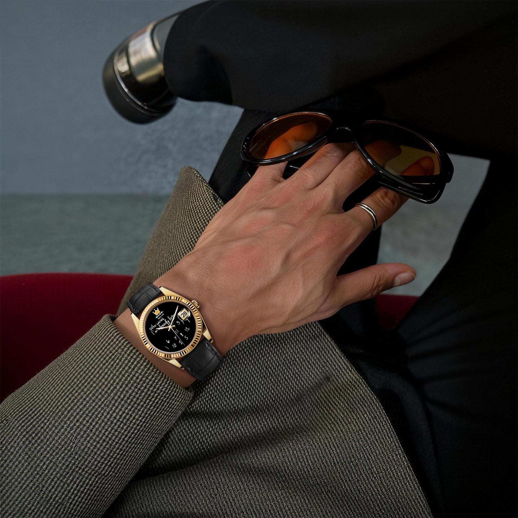 EONDATE CLASSIC LEATHER WATCH