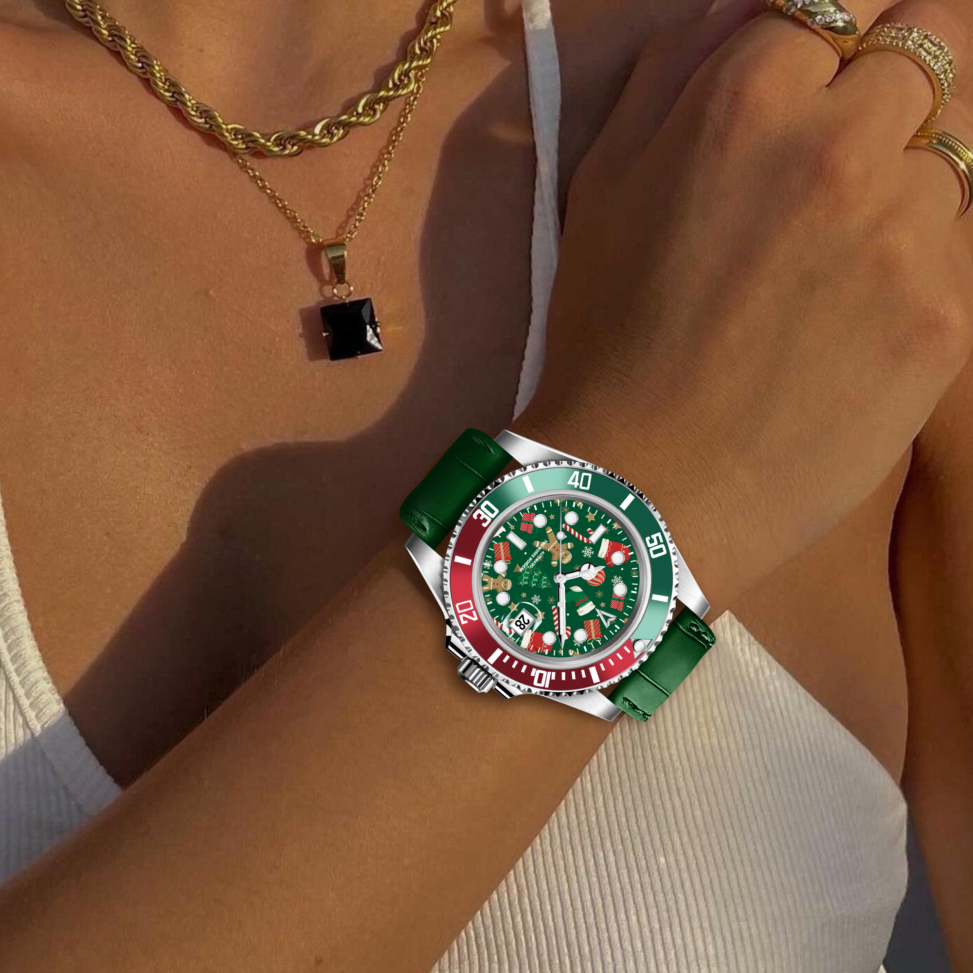 ساعة هايدروكور الكلاسيكية الجلدية