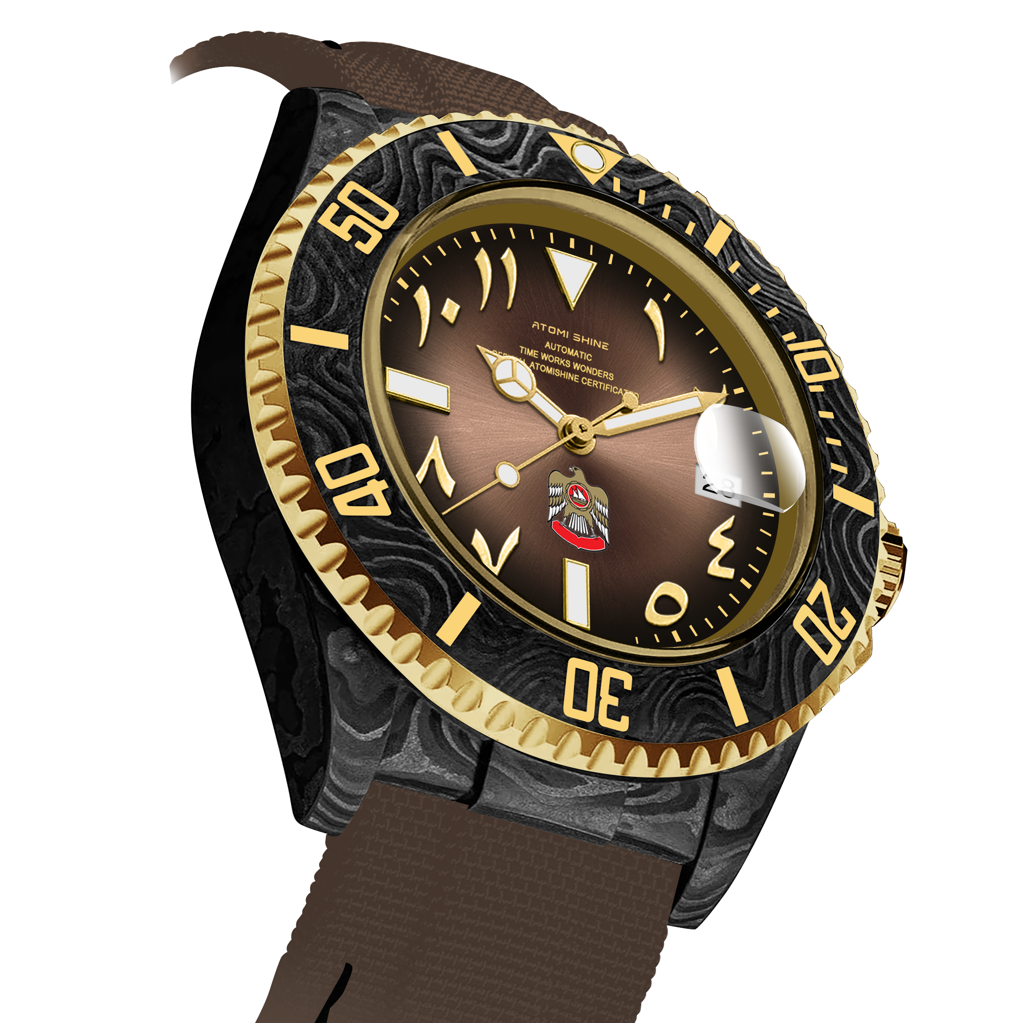 MONTRE HYDROCORE EN FIBRE DE CARBONE