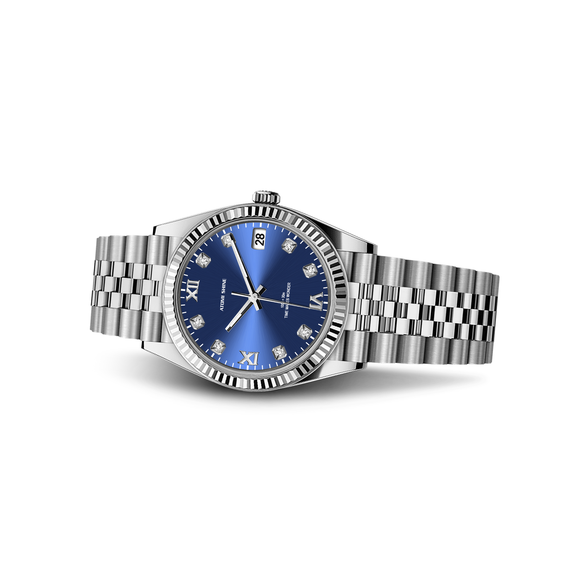 Diary Klassische Diamant-Armbanduhr