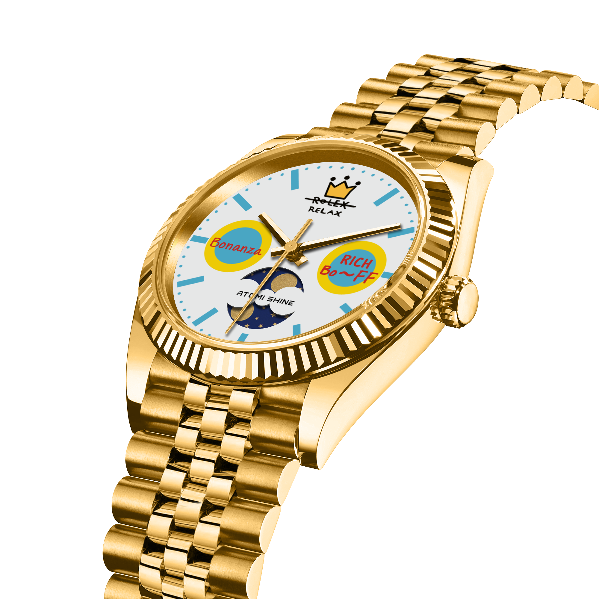 EONDATE MAXI MOON-PHASE WATCH