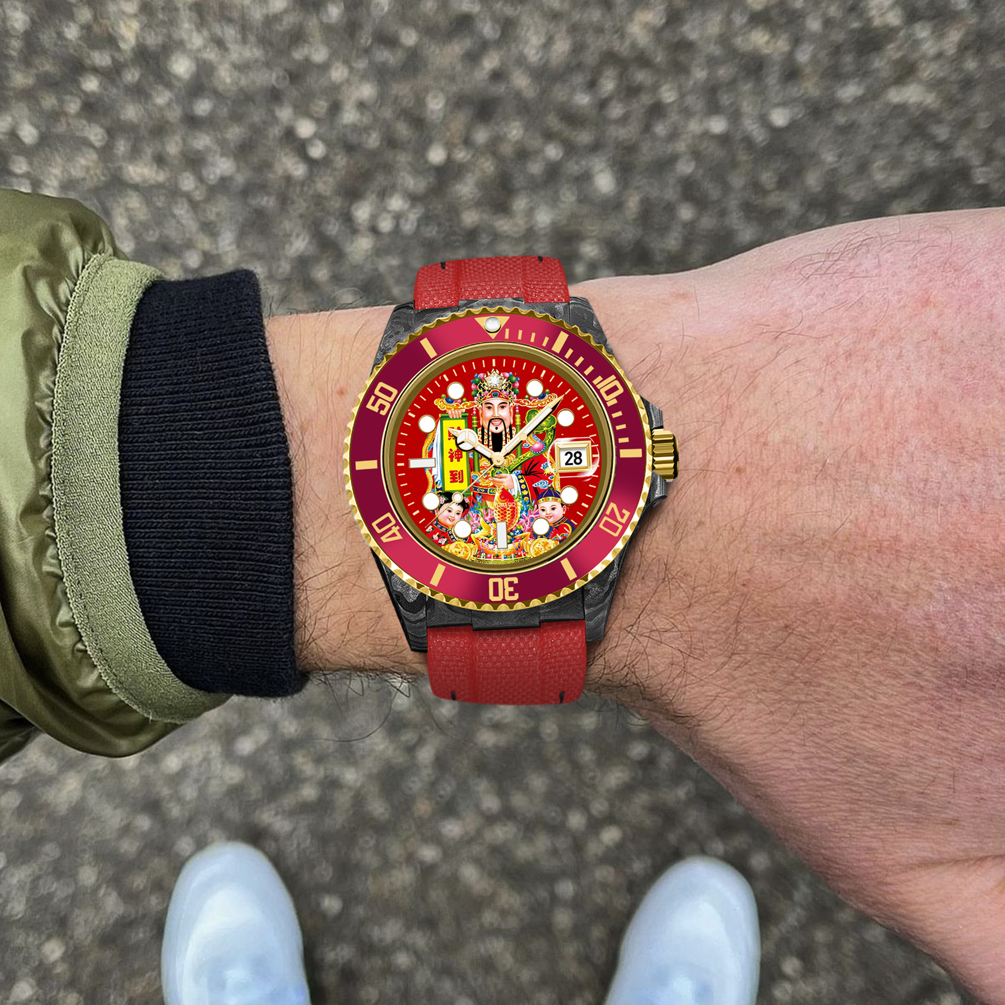 RELOJ DE FIBRA DE CARBONO HYDROCORE
