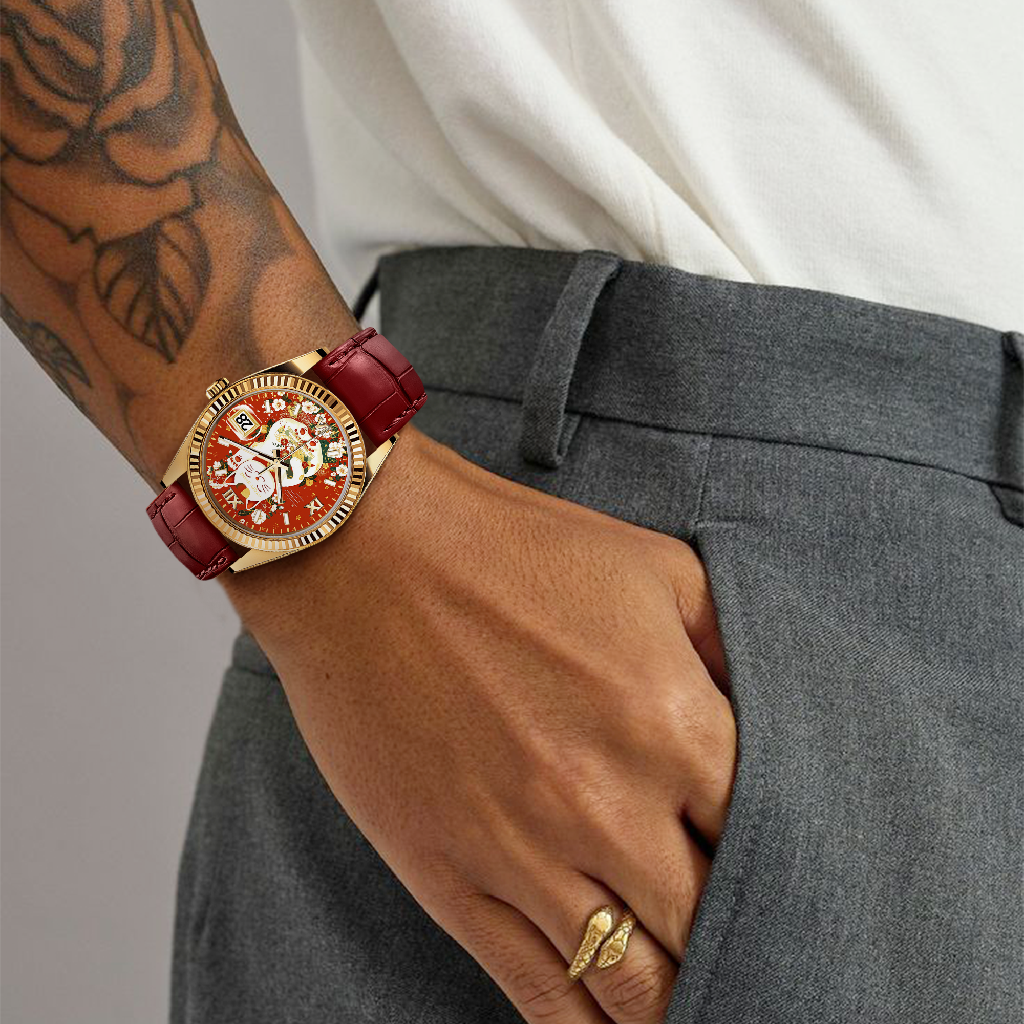 RELOJ DE CUERO CLÁSICO EONDATE