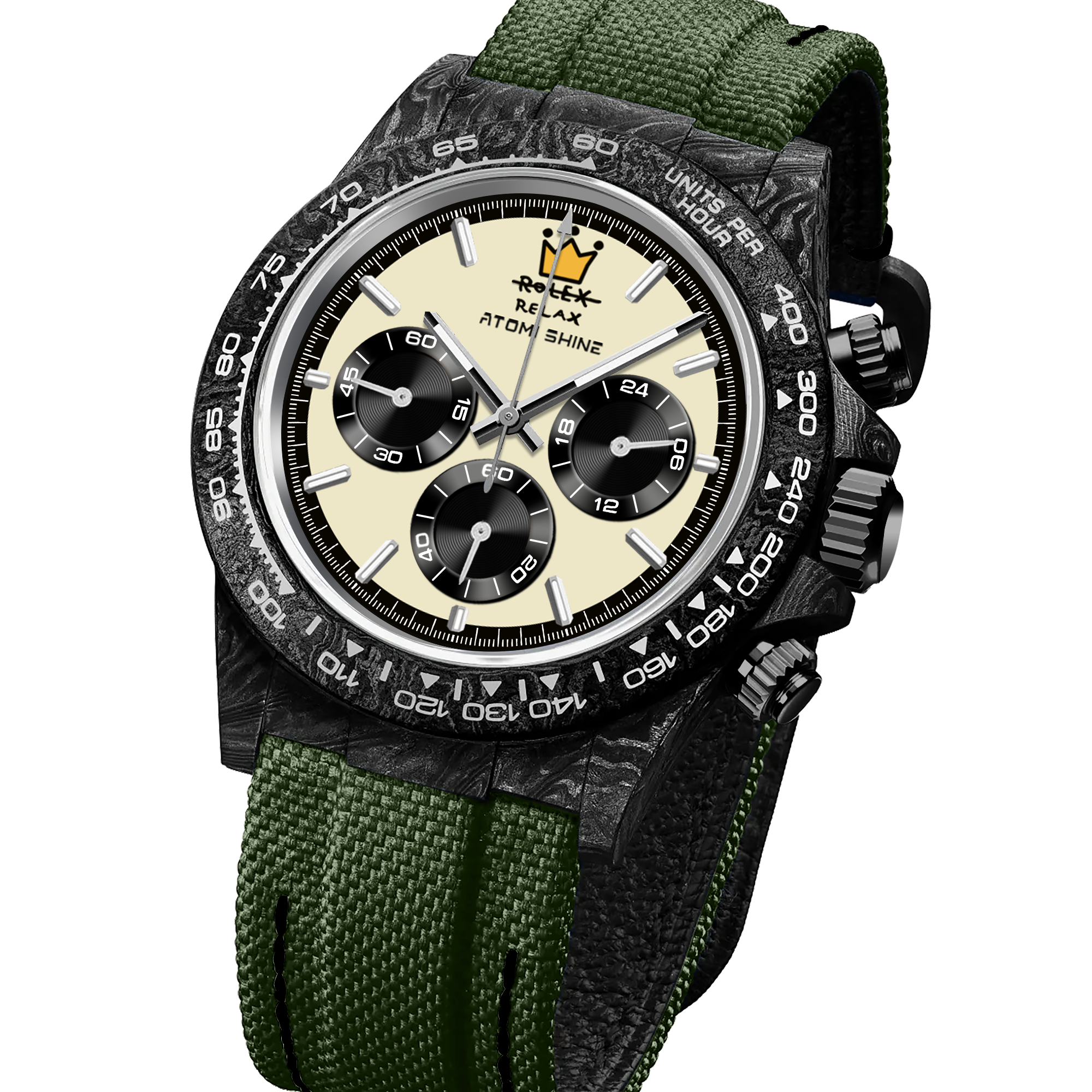 VELOCIREX MONTRE EN FIBRE DE CARBONE