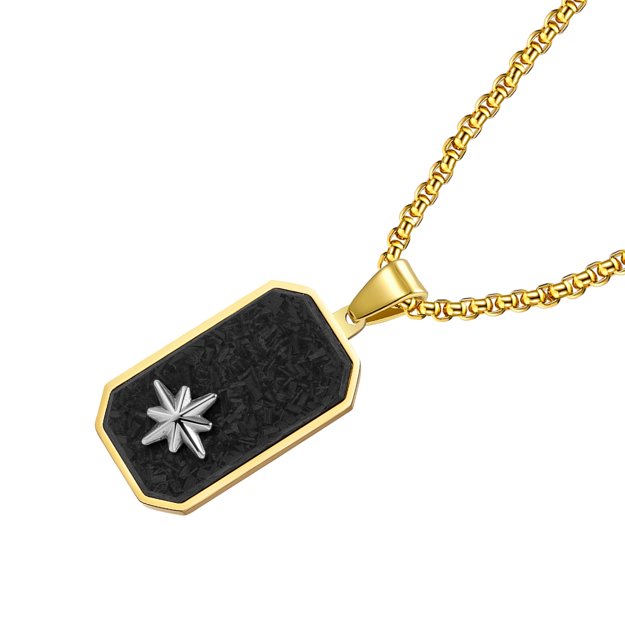 OCTAGRAM CARBON FIBER TAG