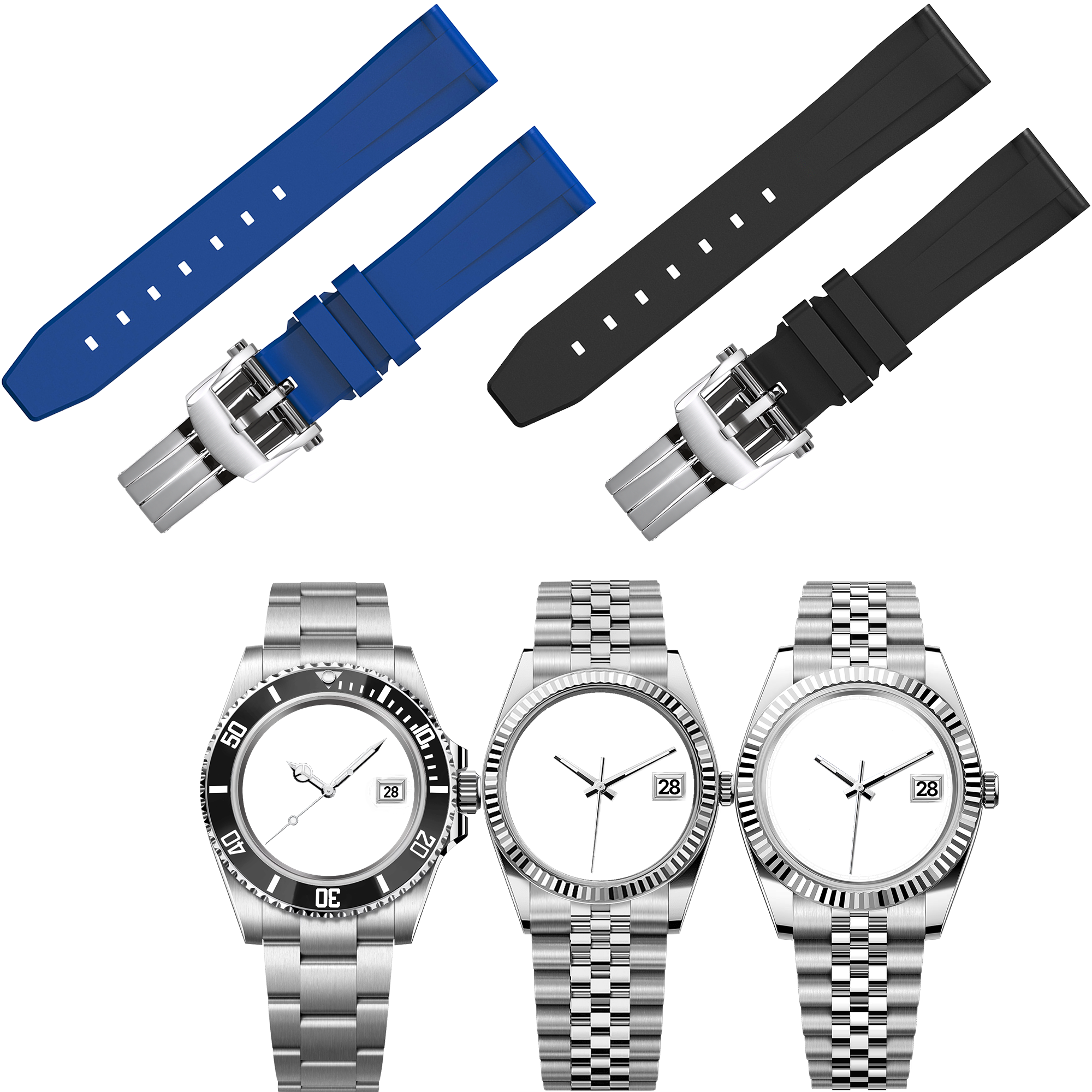 CORREA DE RELOJ DE FLUORO (Reloj Clásico Hydrocore Exclusivo para el Día del Padre / Reloj Eondate Maxi / Regalo de Correa de Reloj Eondate)