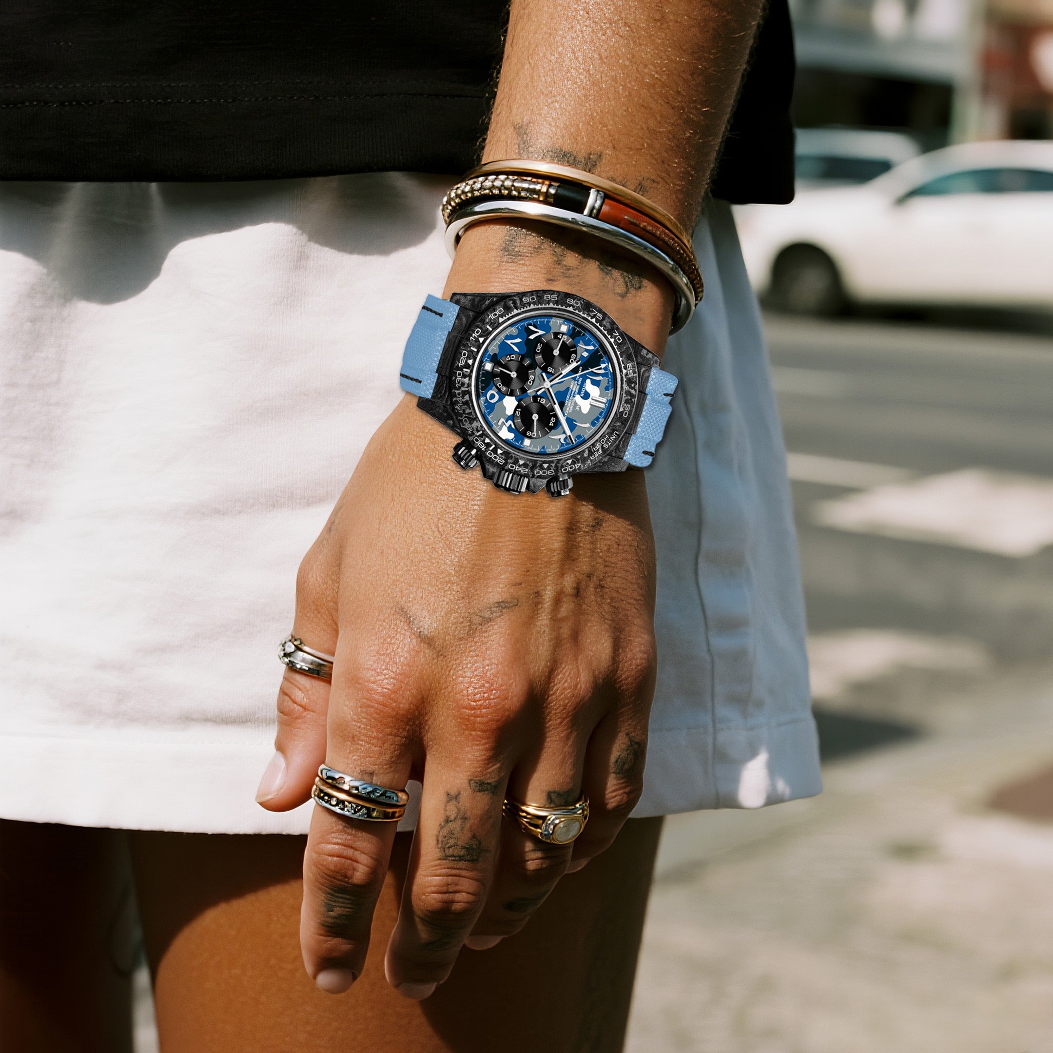 Reloj de fibra de carbono Velocirex