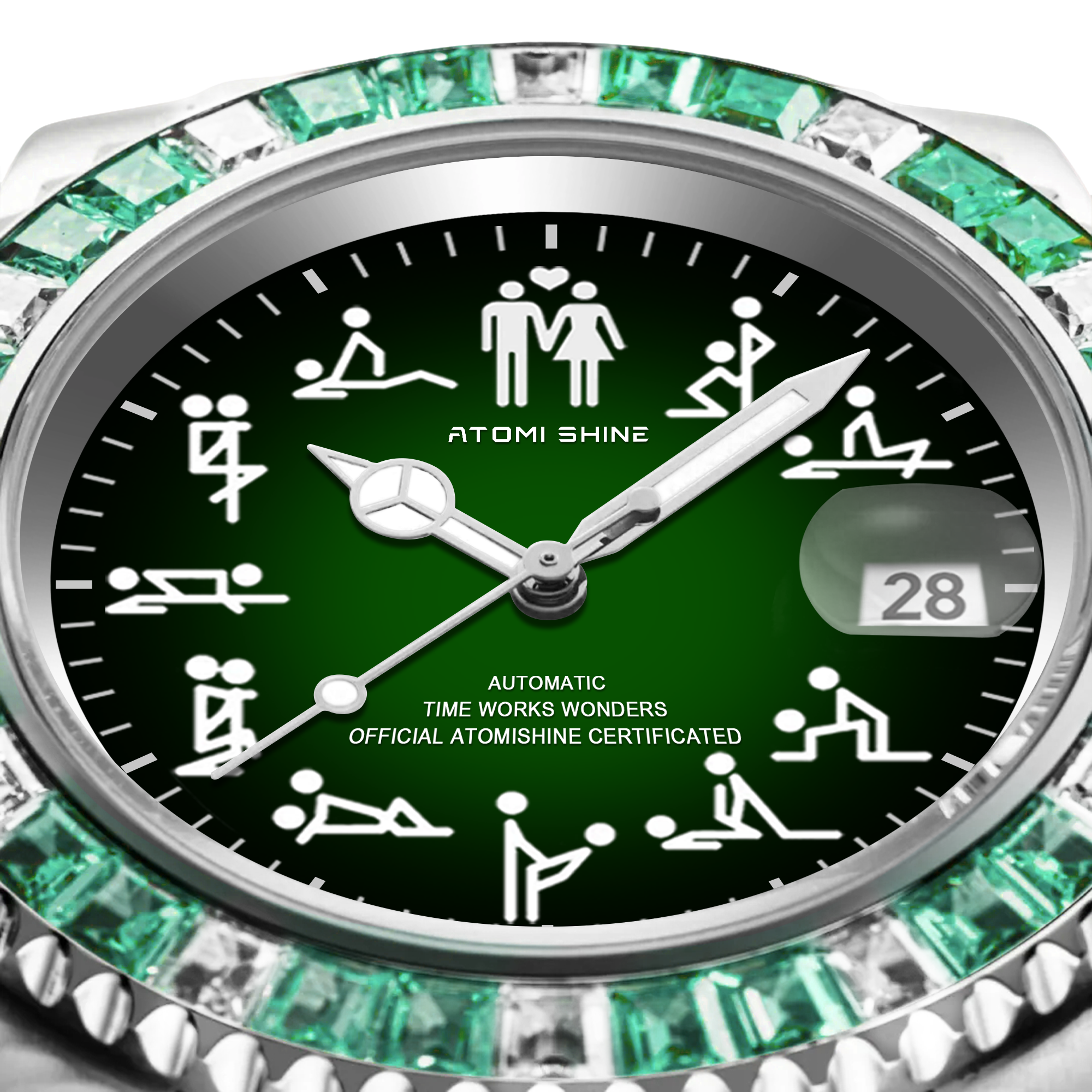RELOJ DE PIEDRAS PRECIOSAS HYDROCORE