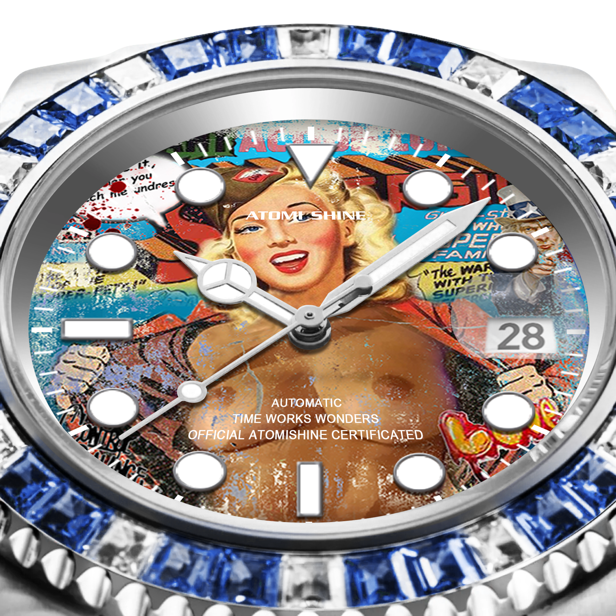 RELOJ DE PIEDRAS PRECIOSAS HYDROCORE