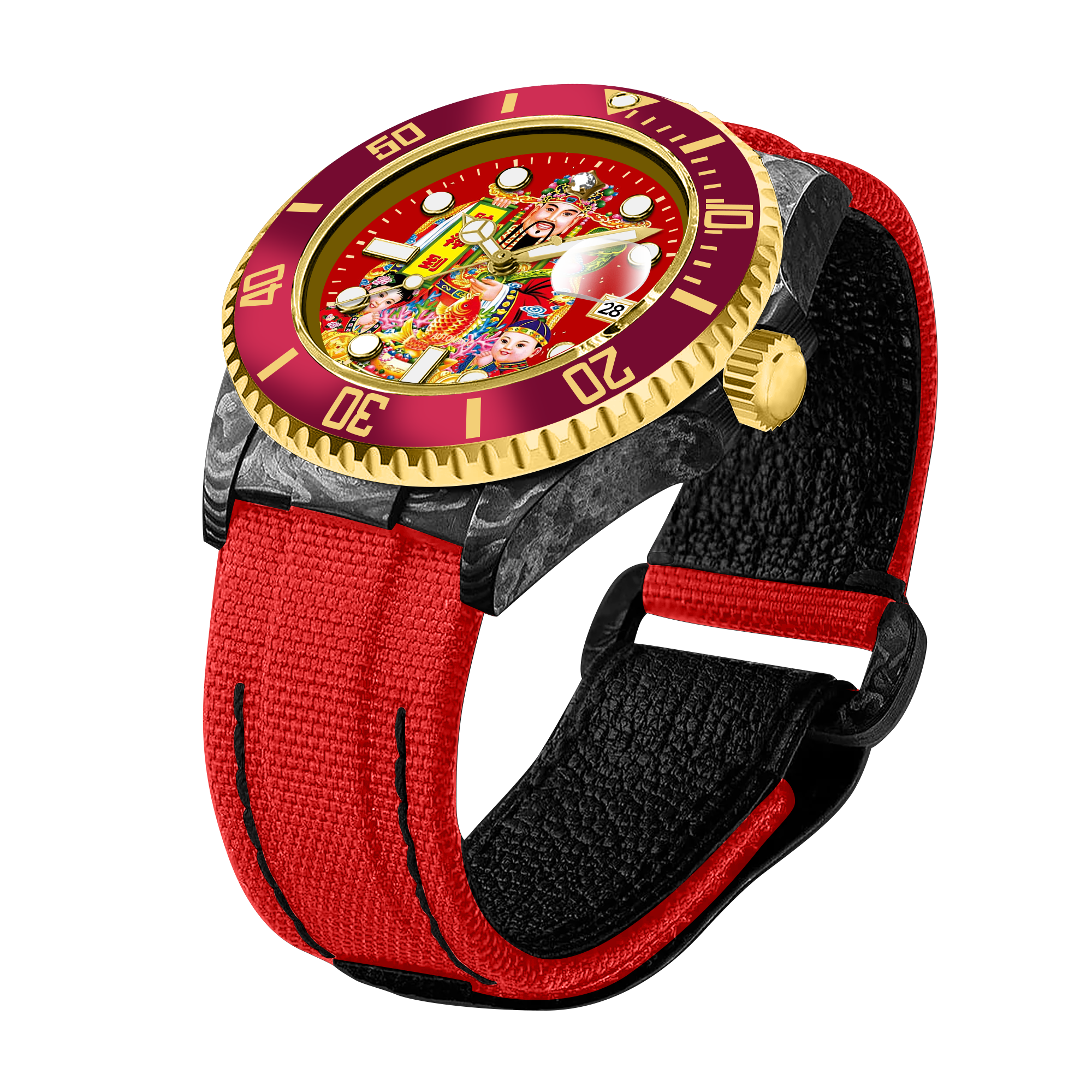 RELOJ DE FIBRA DE CARBONO HYDROCORE