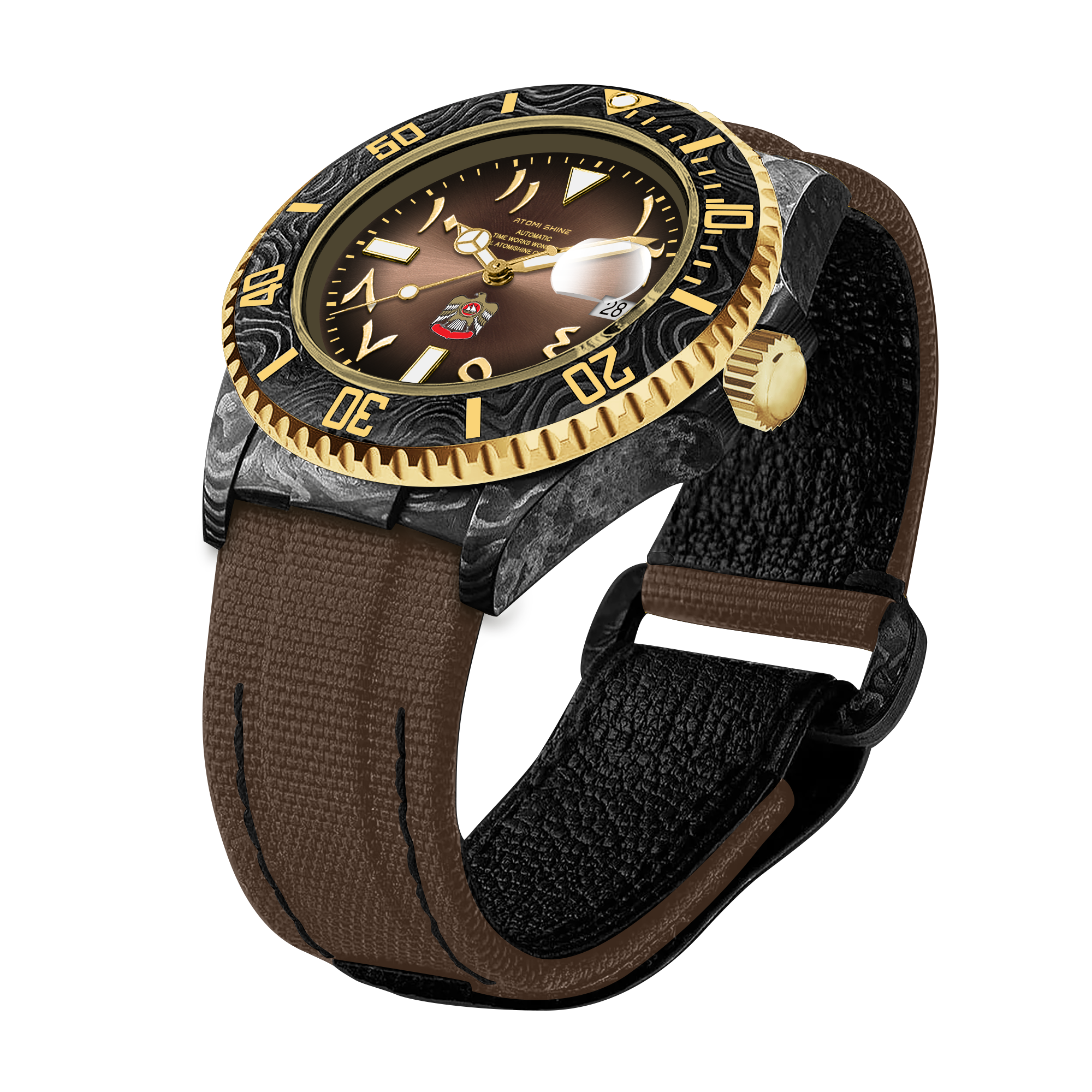 MONTRE HYDROCORE EN FIBRE DE CARBONE