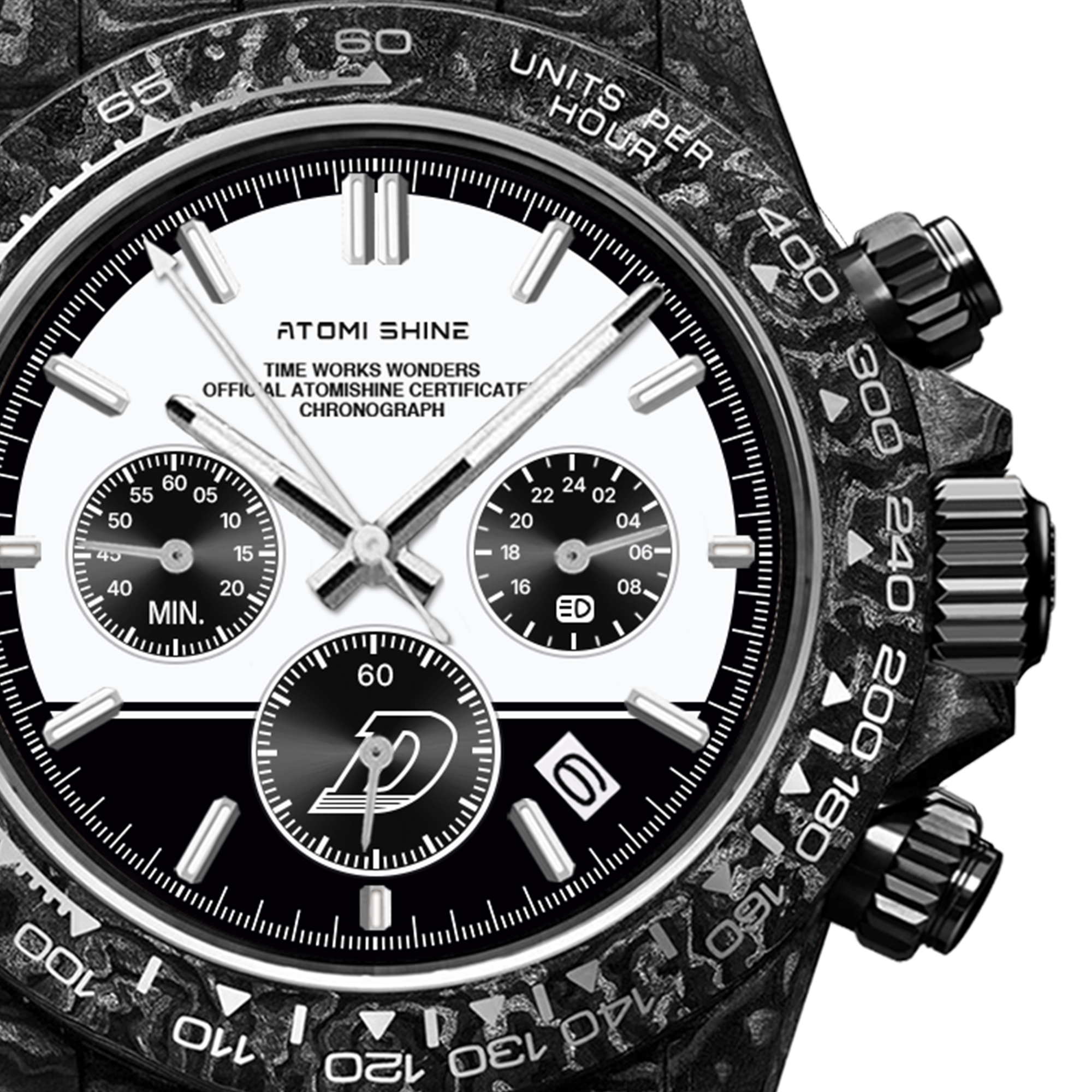 VELOCIREX MONTRE EN FIBRE DE CARBONE