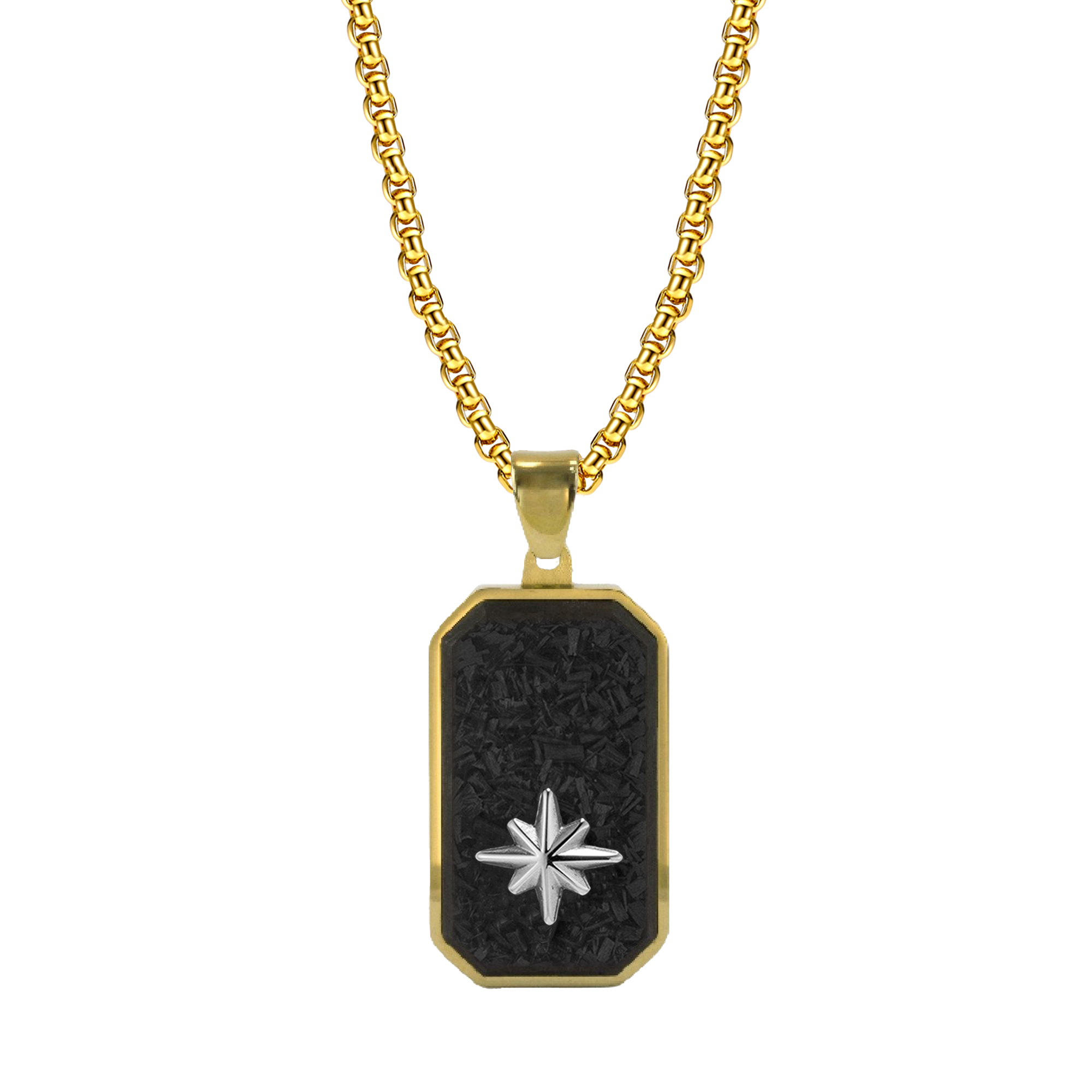 OCTAGRAM CARBON FIBER TAG