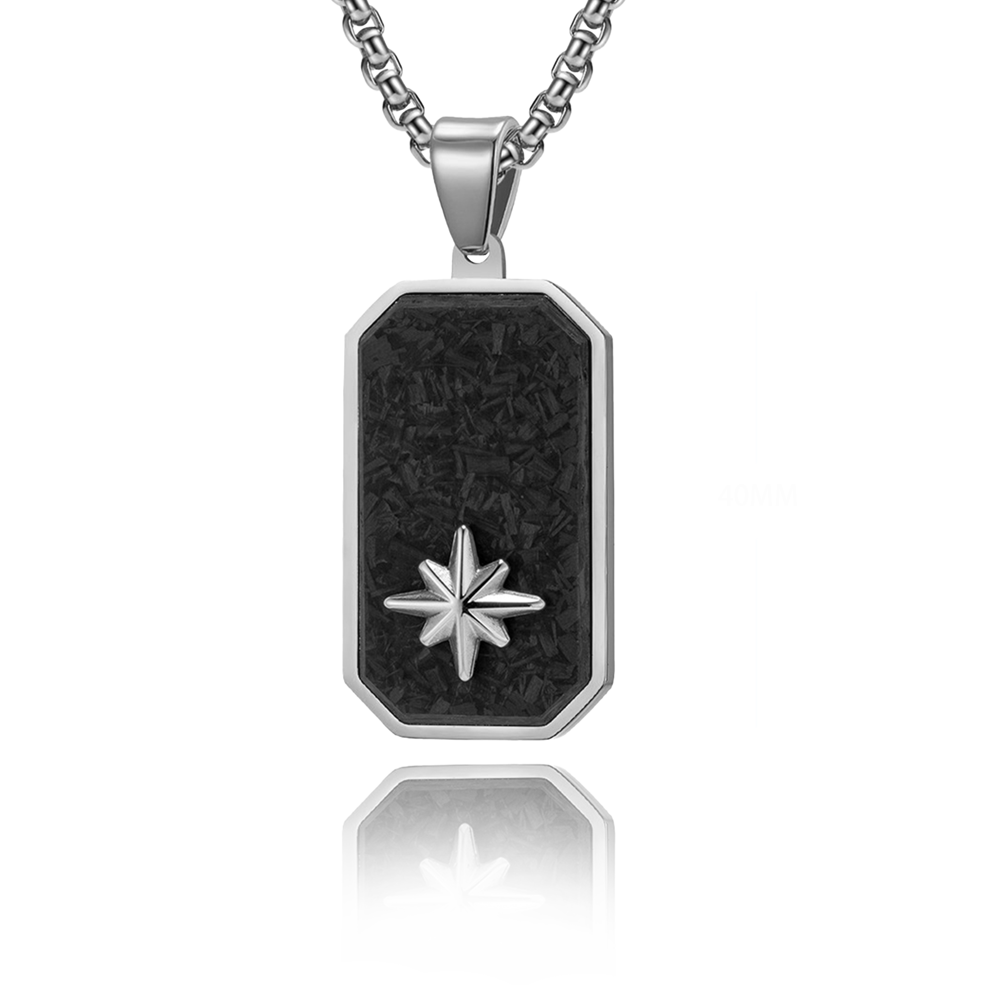 OCTAGRAM CARBON FIBER TAG