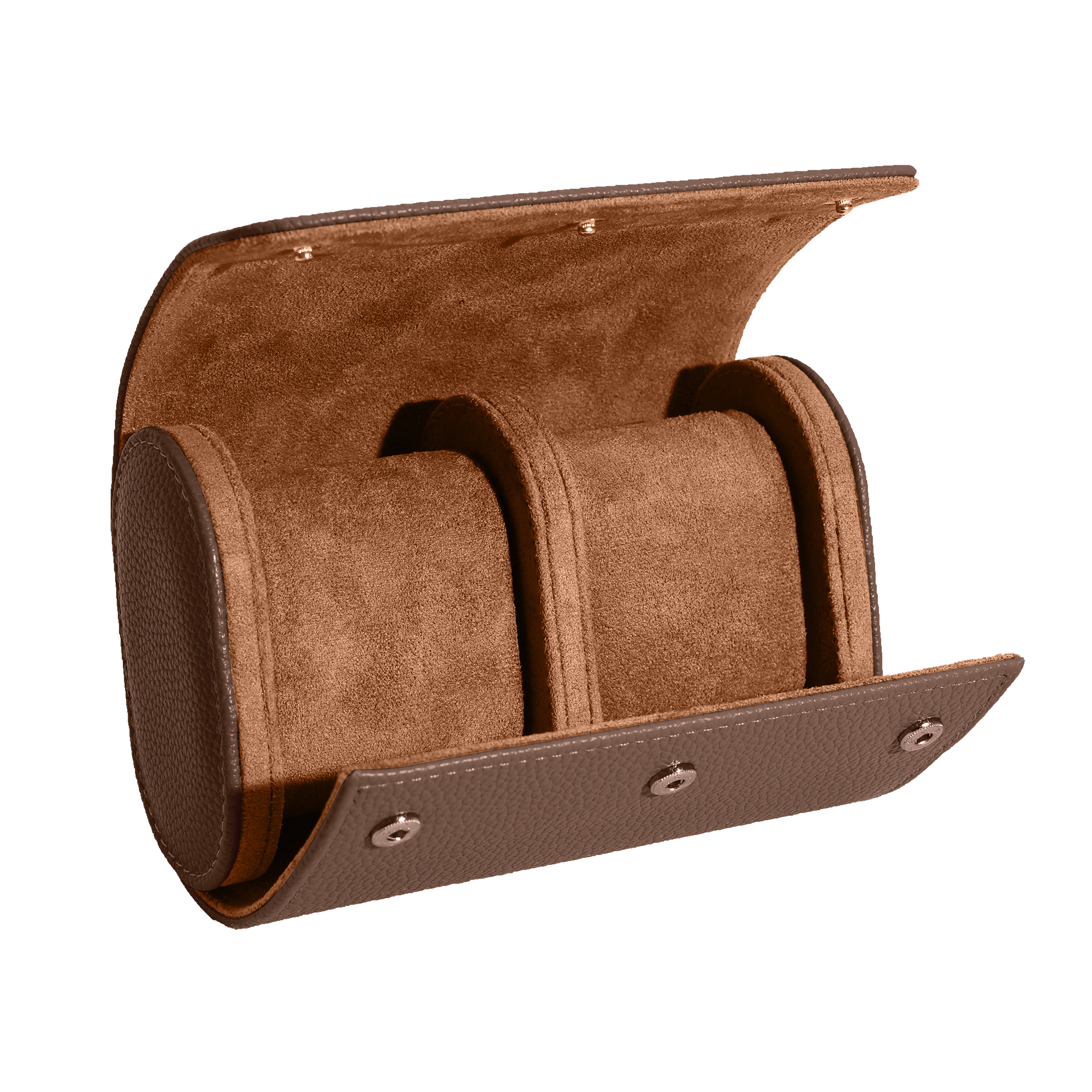 BROWN WATCH TRAVEL CASE