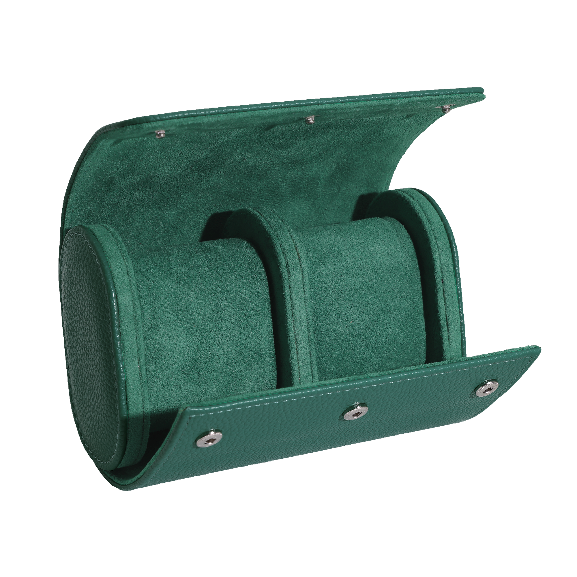 DARK GREEN WATCH TRAVEL CASE