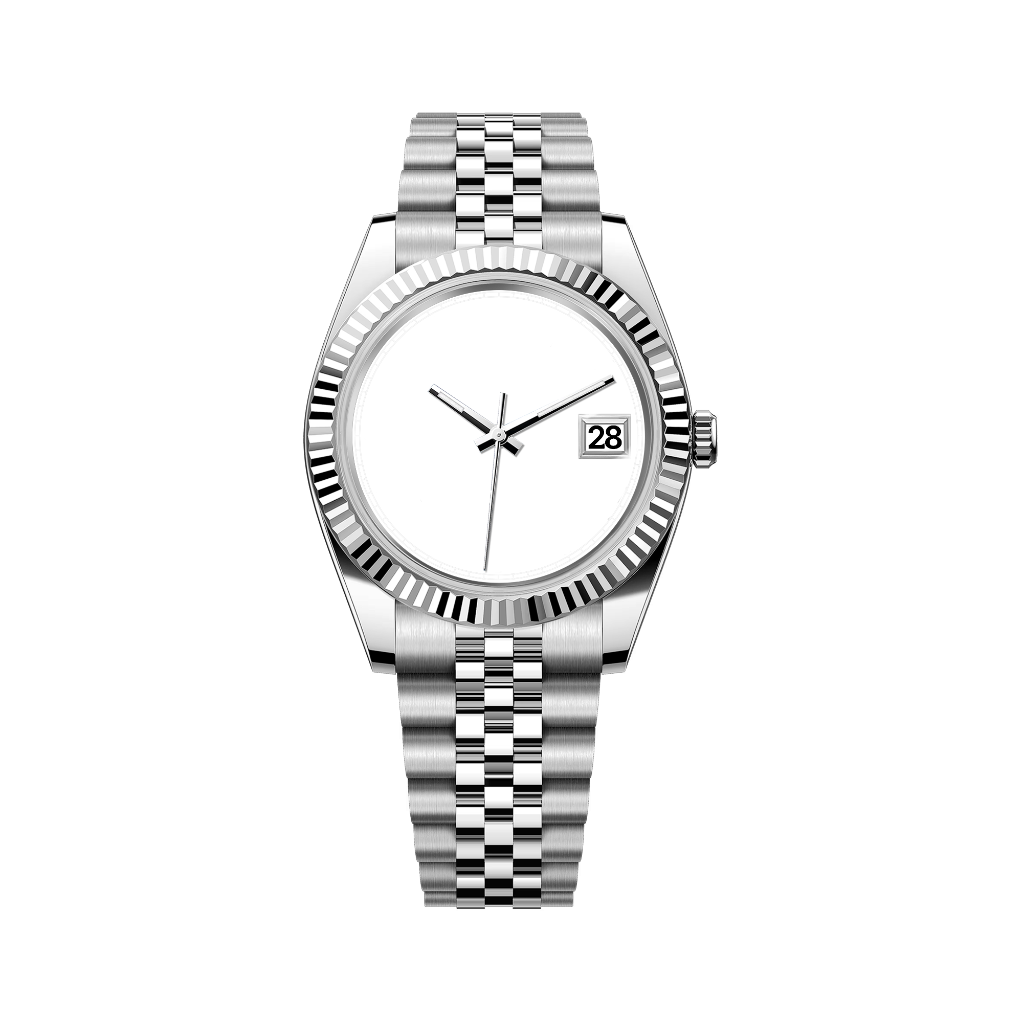 SILVER EONDATE MAXI CLASSIC WATCH CUSTOMIZE