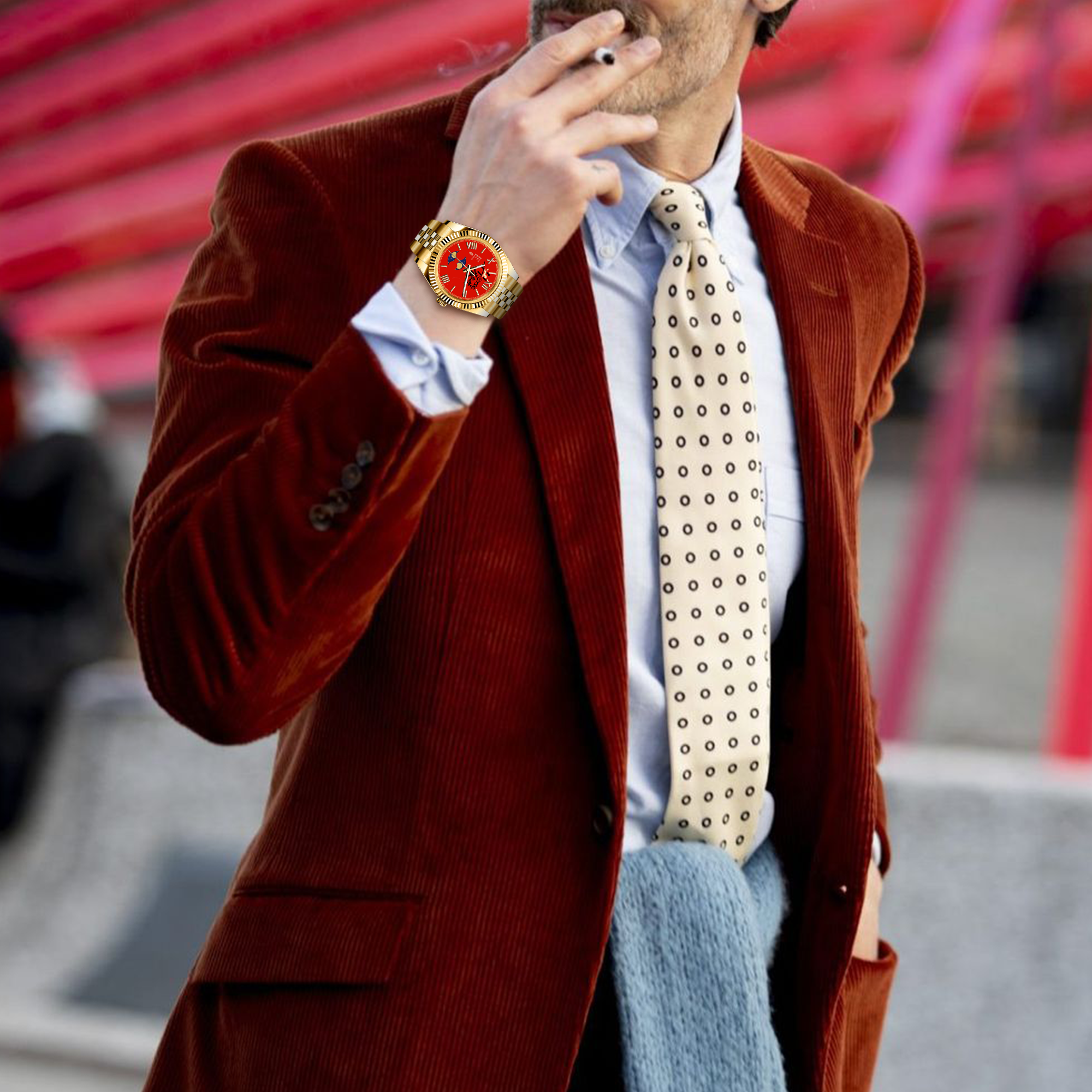 EONDATE MAXI MOON-PHASE WATCH