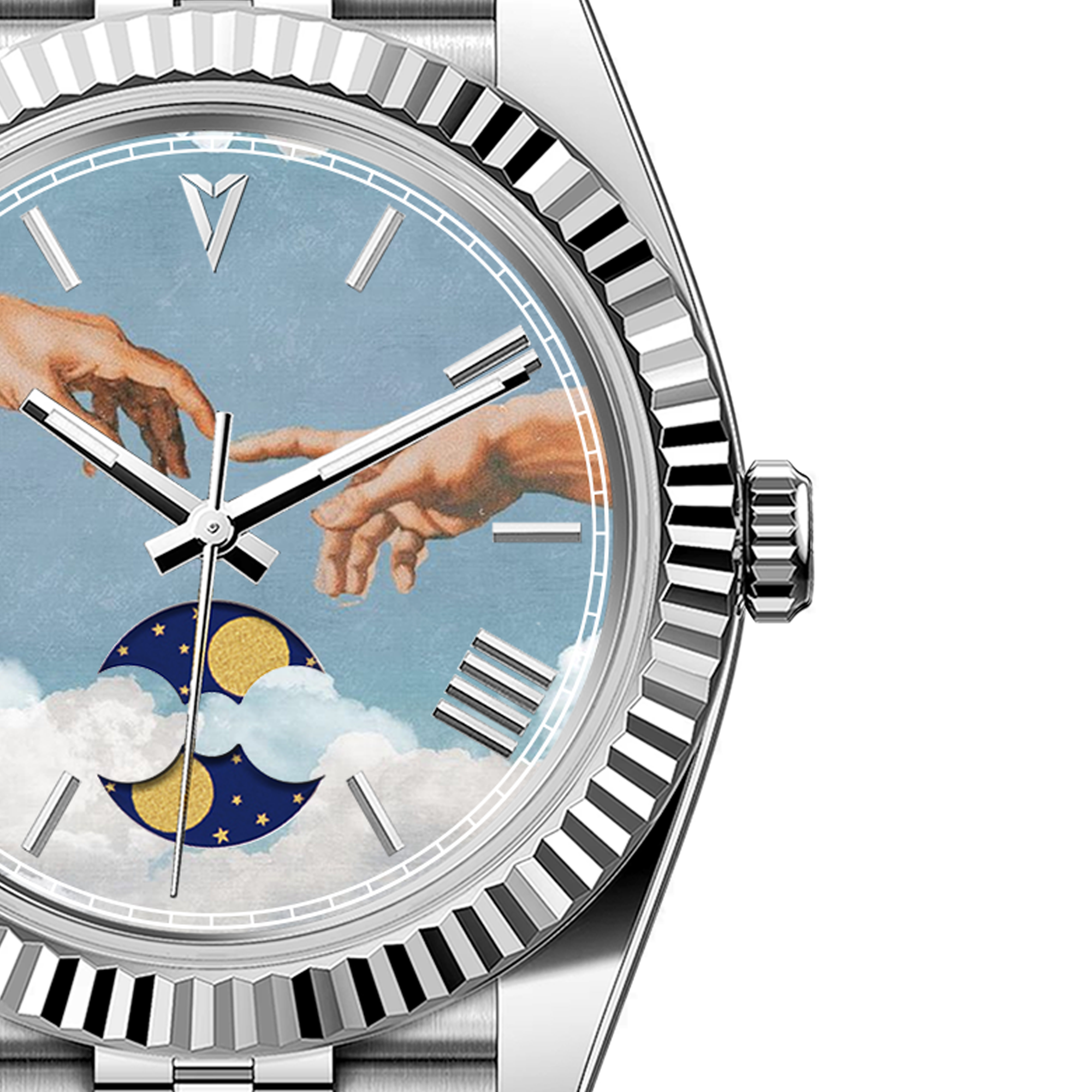EONDATE MAXI MOON-PHASE WATCH