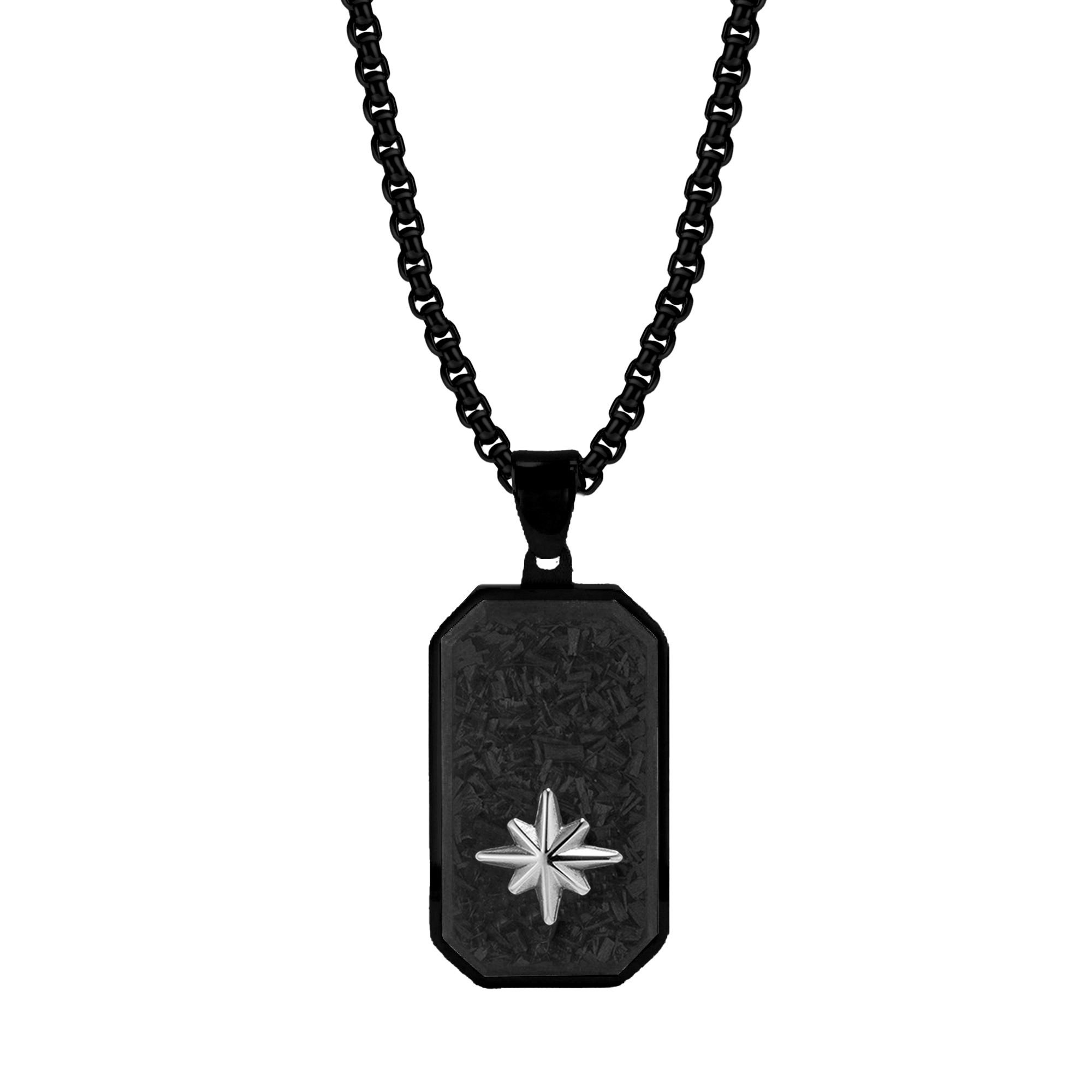 OCTAGRAM CARBON FIBER TAG