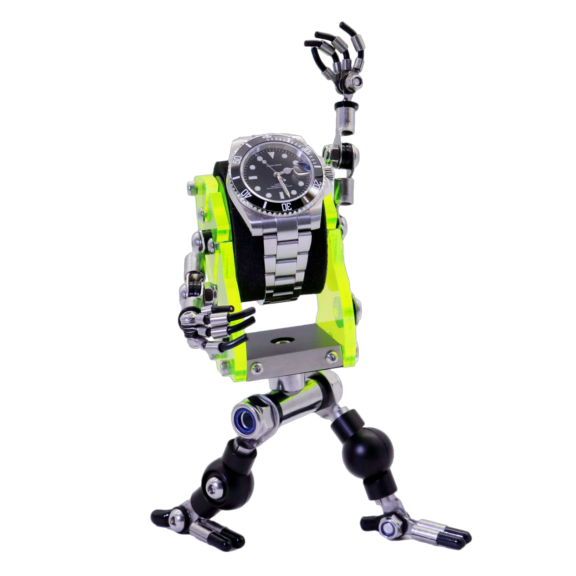 STEAMPUNK INDUSTRIAL STYLE DISPLAY HOLDER FOR WATCHES