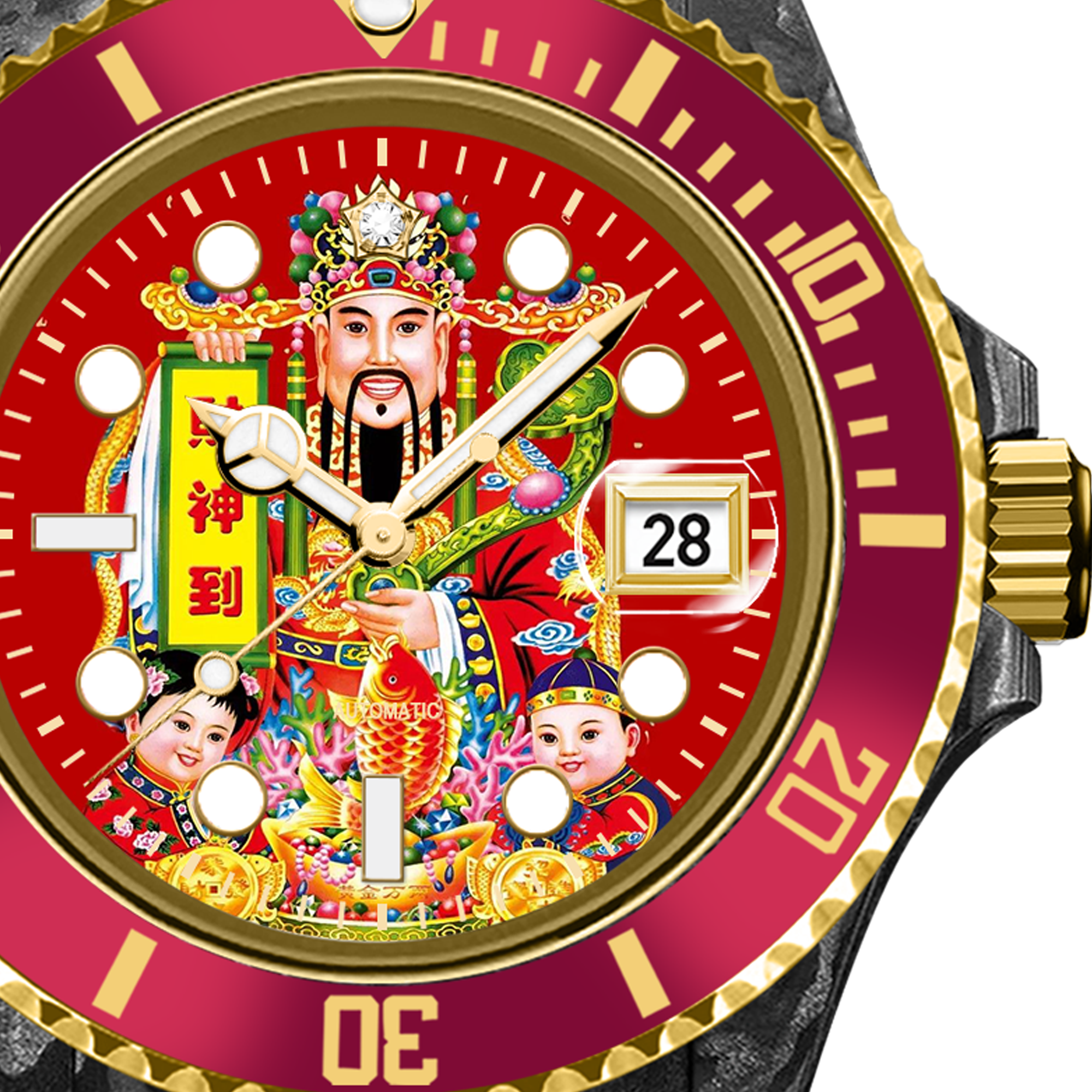 RELOJ DE FIBRA DE CARBONO HYDROCORE