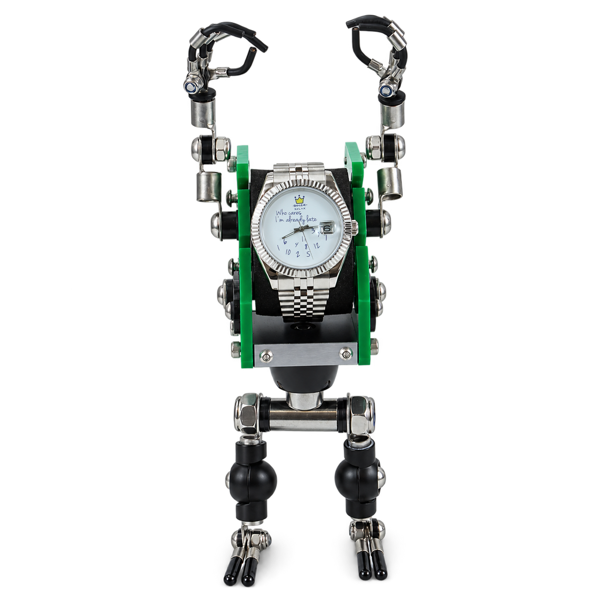 STEAMPUNK INDUSTRIAL STYLE DISPLAY HOLDER FOR WATCHES