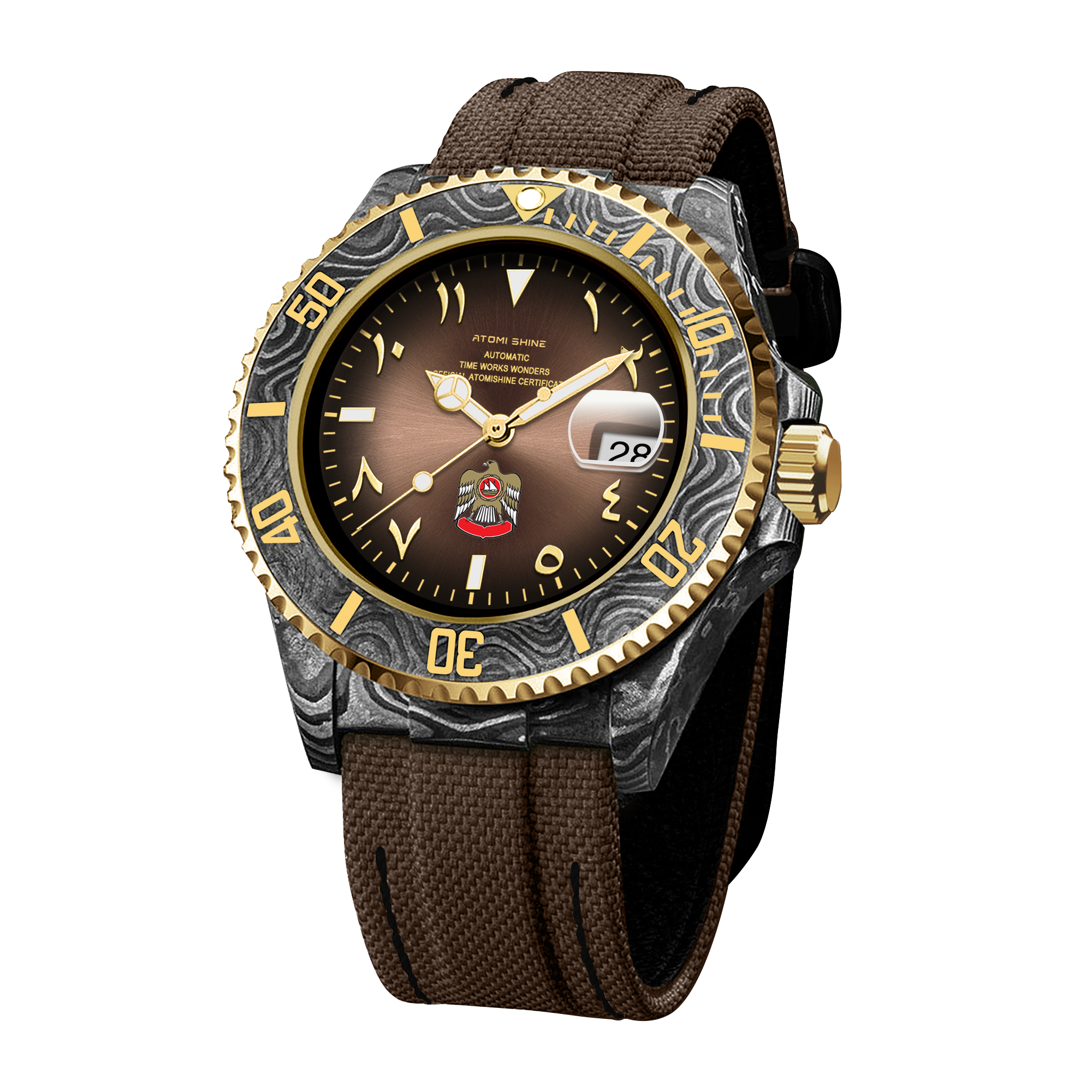 MONTRE HYDROCORE EN FIBRE DE CARBONE