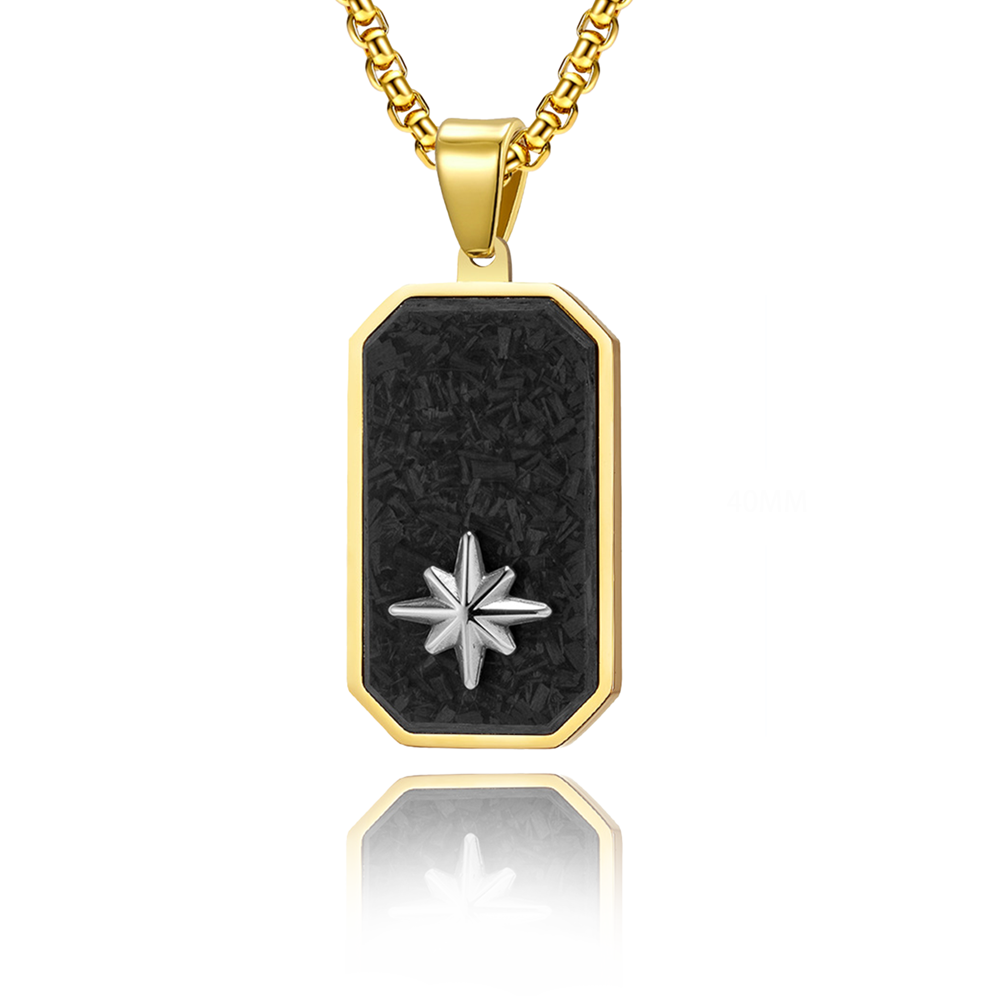 OCTAGRAM CARBON FIBER TAG