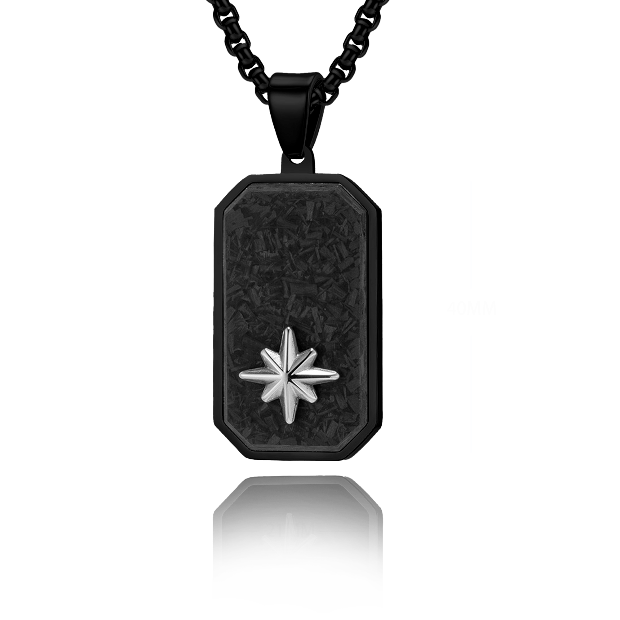 OCTAGRAM CARBON FIBER TAG