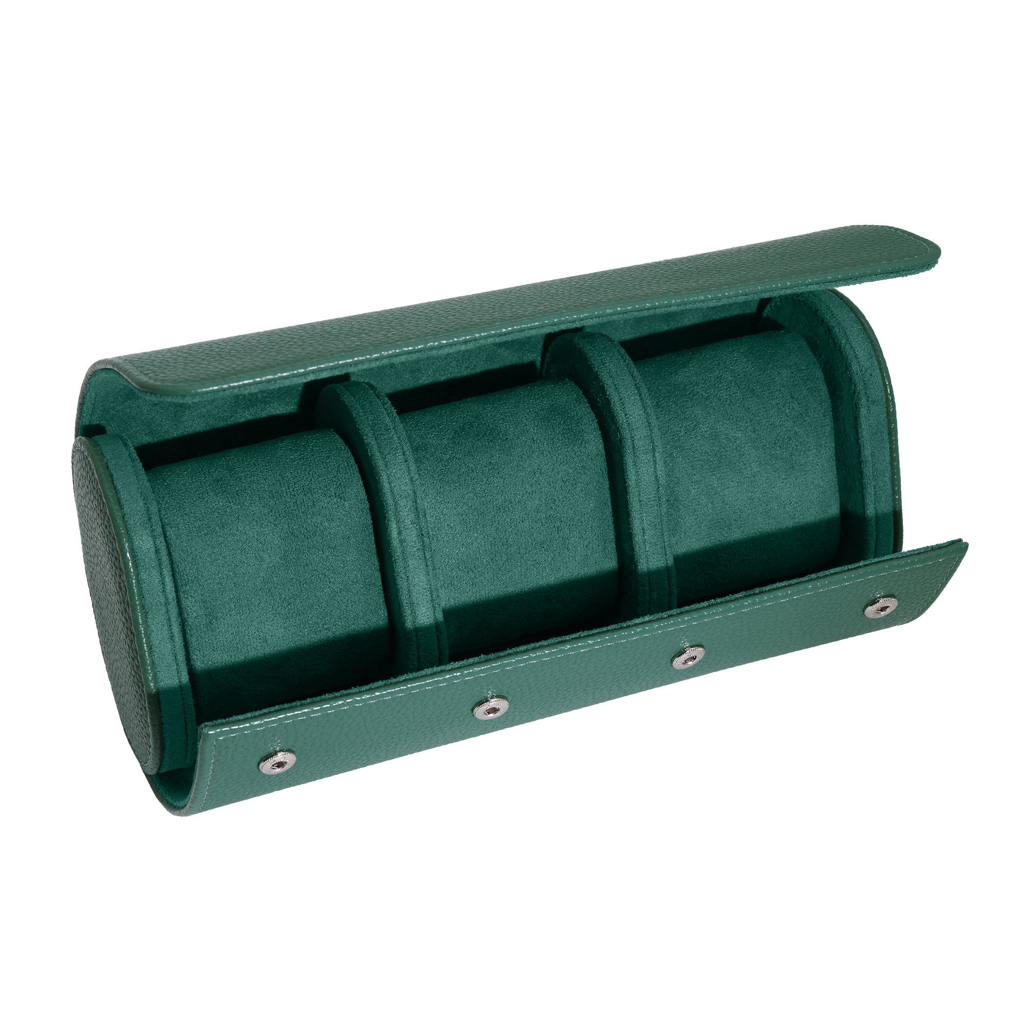 DARK GREEN WATCH TRAVEL CASE